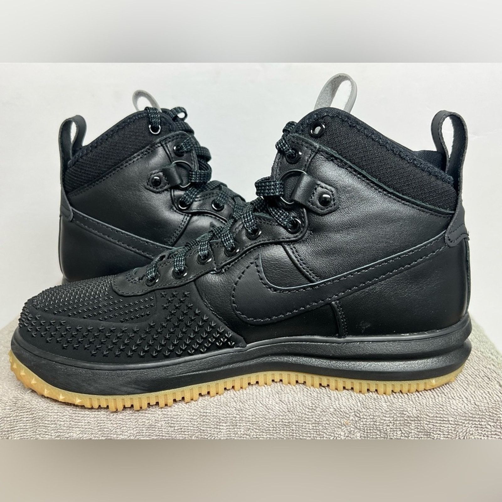 Nike Nike Lunar Force 1 Duckboot Black Boots Waterproof Mens NWOB Size US 9 / EU 42 - 10 Thumbnail