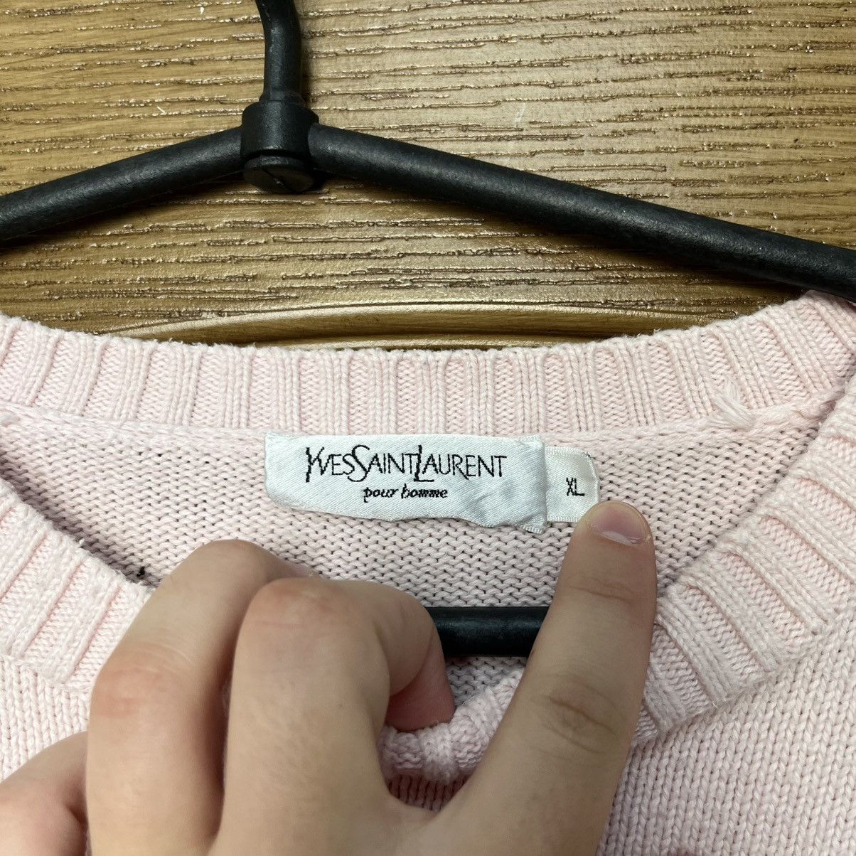 Yves Saint Laurent Yves Saint Laurent Sweater Heavy Knit Sweatshirt Size US XL / EU 56 / 4 - 6 Thumbnail