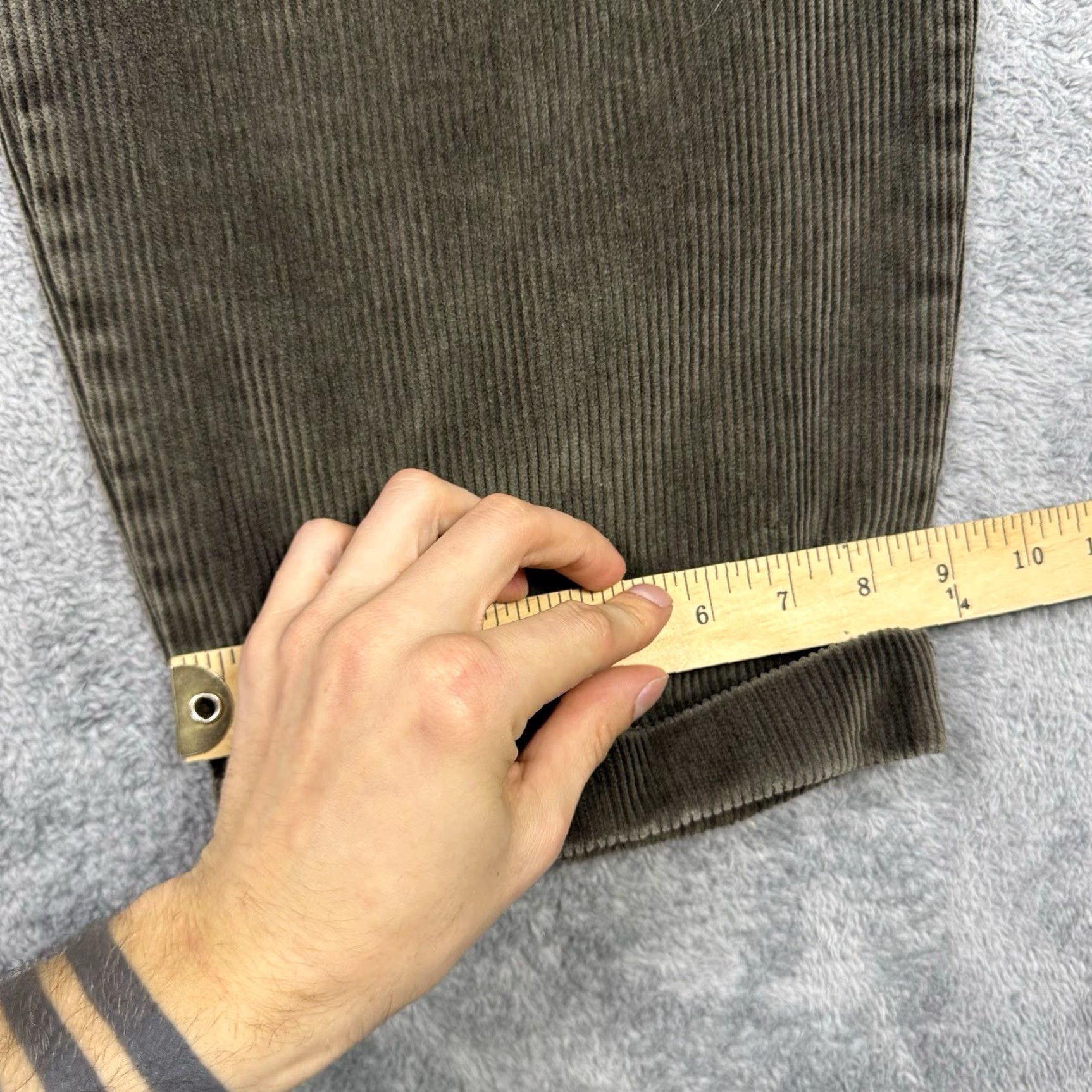 Brooks Brothers Brooks Brothers Pants Mens 38x30 Corduroy Straight Leg Casual Olive Cuffed Chino Size US 38 / EU 54 - 7 Thumbnail