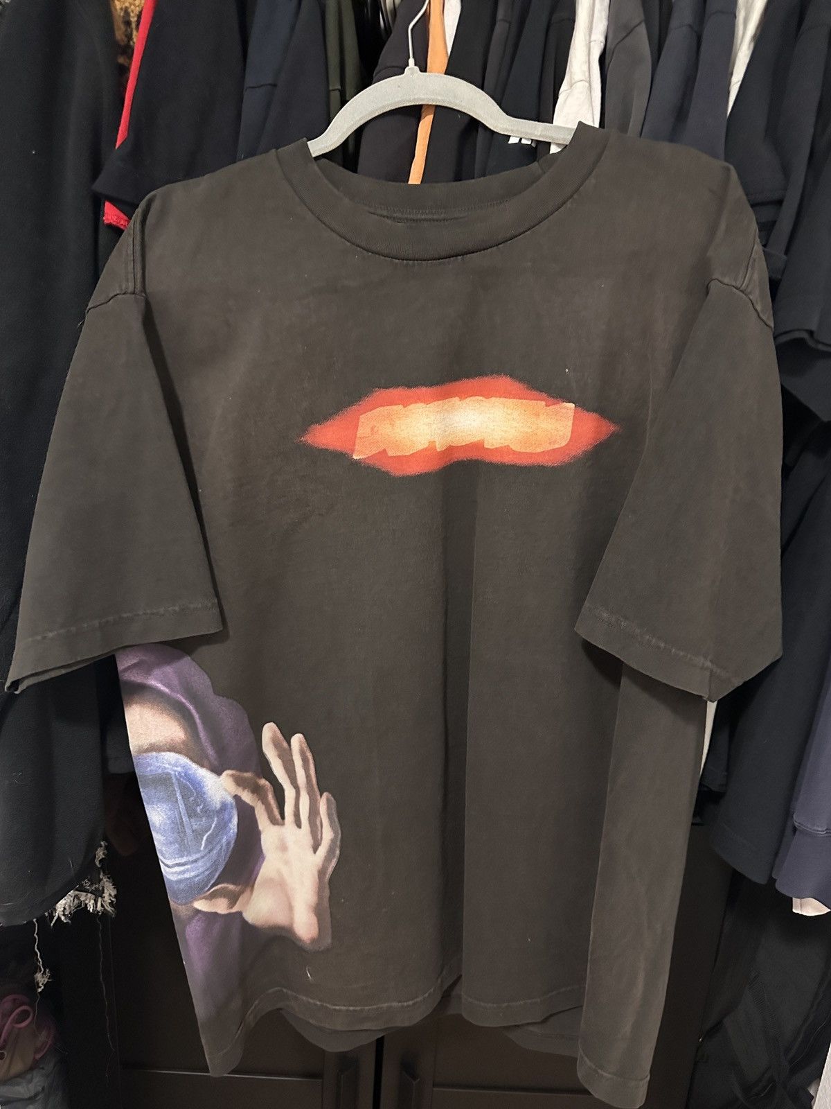 image of Travis Scott Utopia Tee in Black, Men's (Size XL)