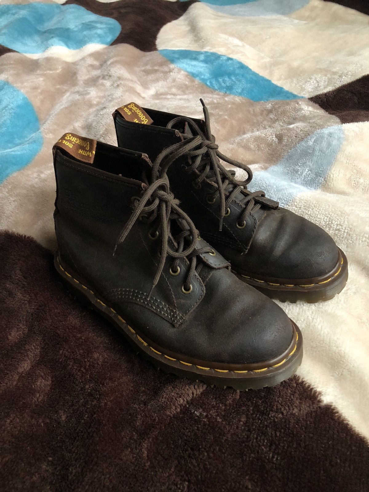 Dr. Martens × Vintage Vintage 90’s Made in England MIE Crazy Horse Dr Martens Size US 6 / IT 36 - 2 Thumbnail