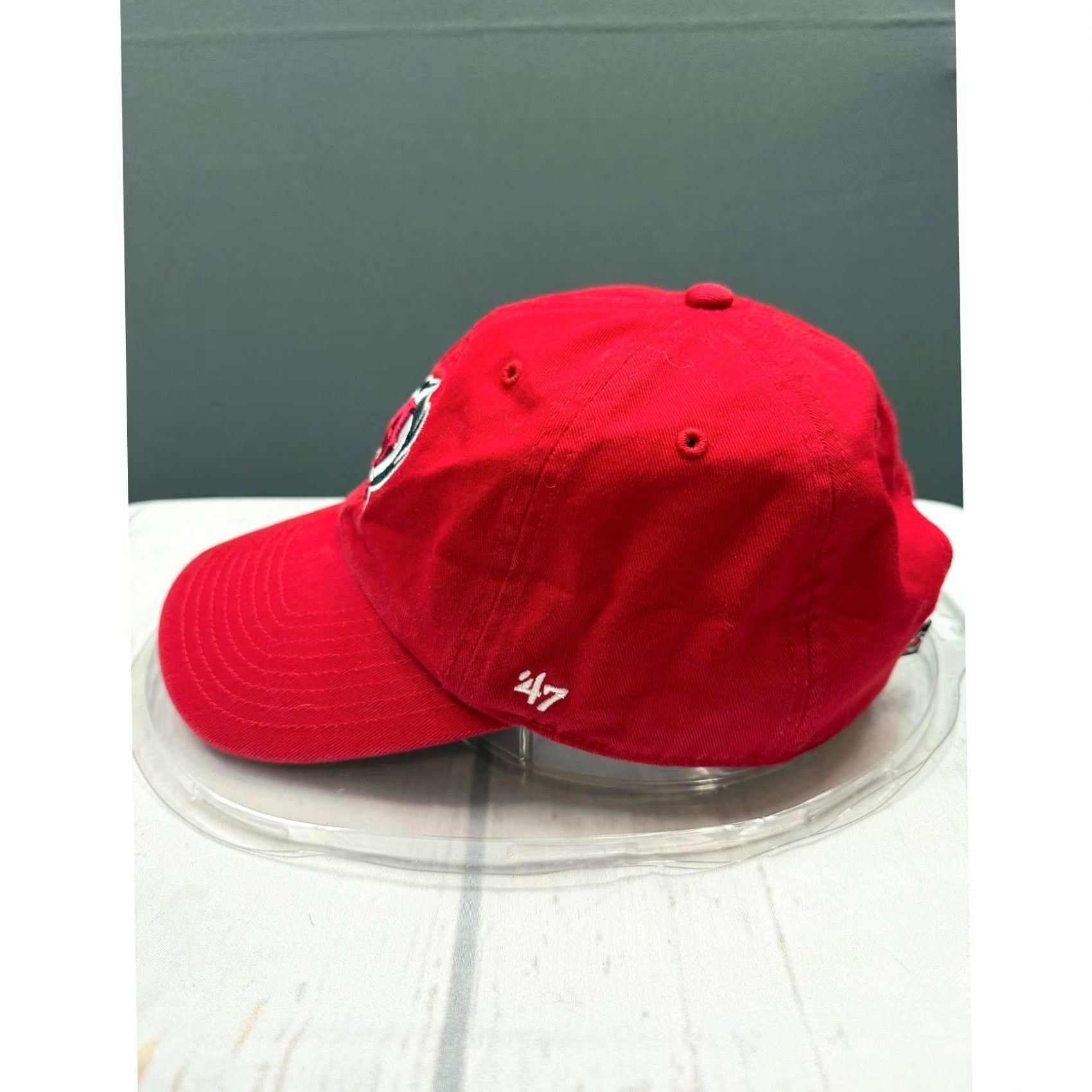 J Brand 48 Brand Albuquerque Isotopes Hat Mens Red MiLB Baseball Clean Up Cap OSFA Size ONE SIZE - 3 Thumbnail