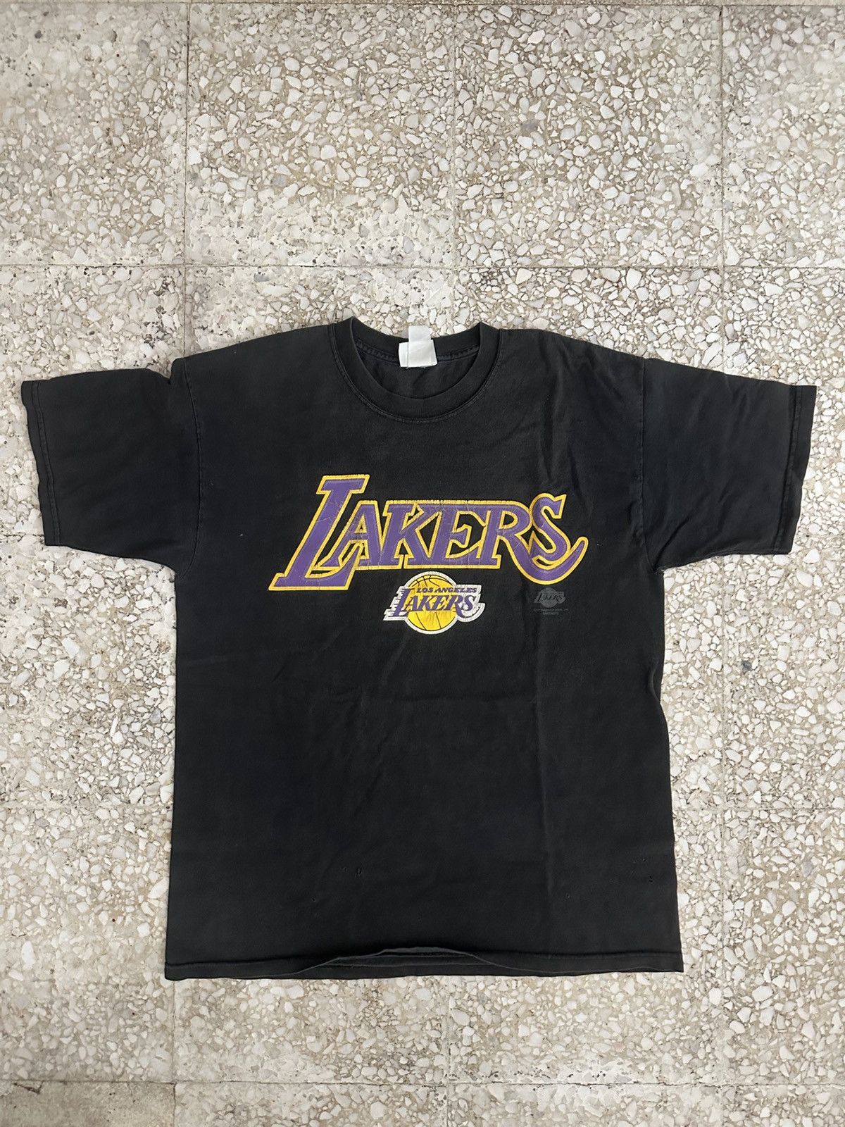 NBA × Vintage Vintage 90’s LA Lakers Nice Sunfaded Size US XL / EU 56 / 4 - 1 Thumbnail