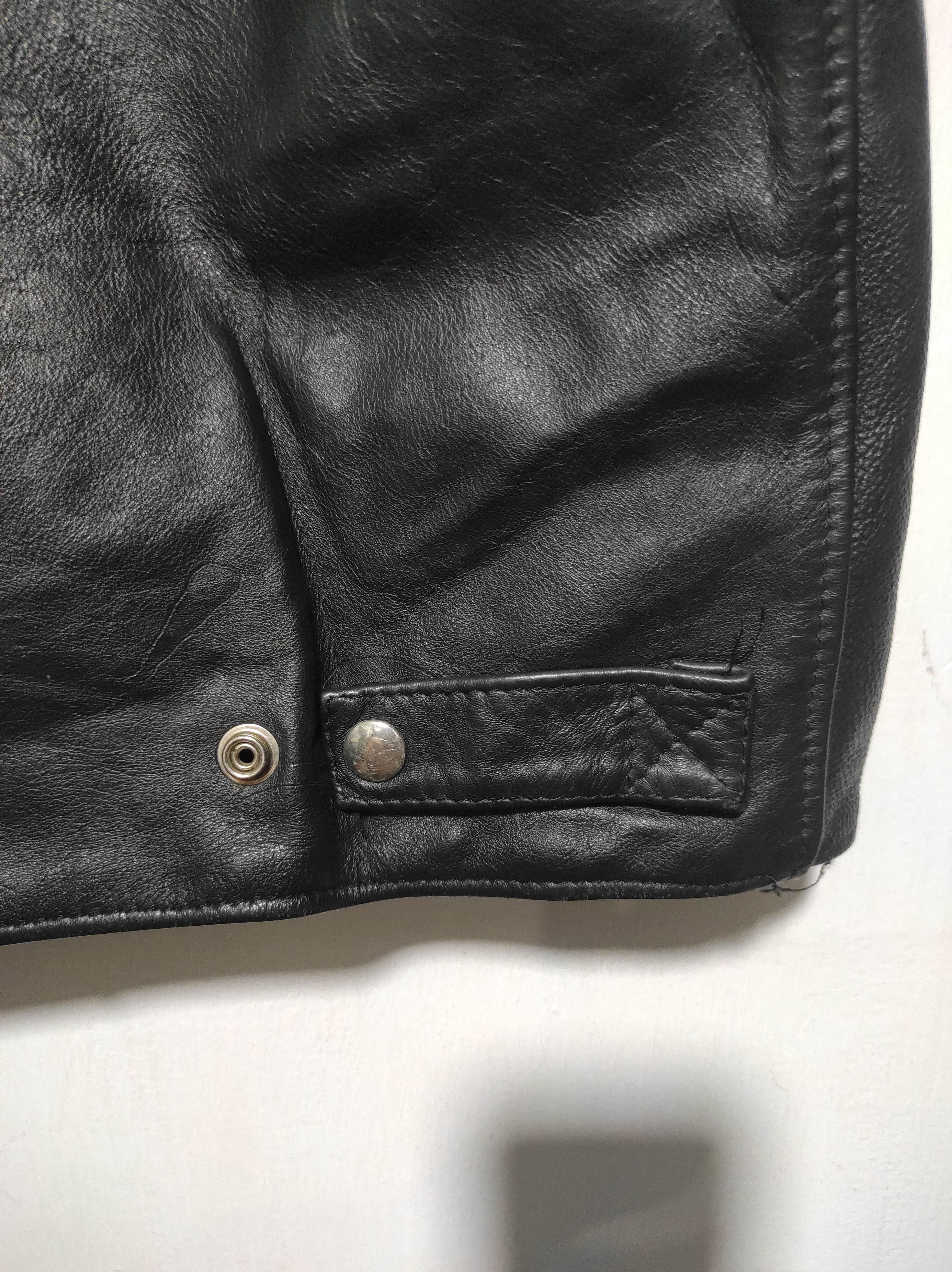 Leather Vintage Overpell Motorcycle Leather Vest Jacket Size US L / EU 52-54 / 3 - 19 Thumbnail