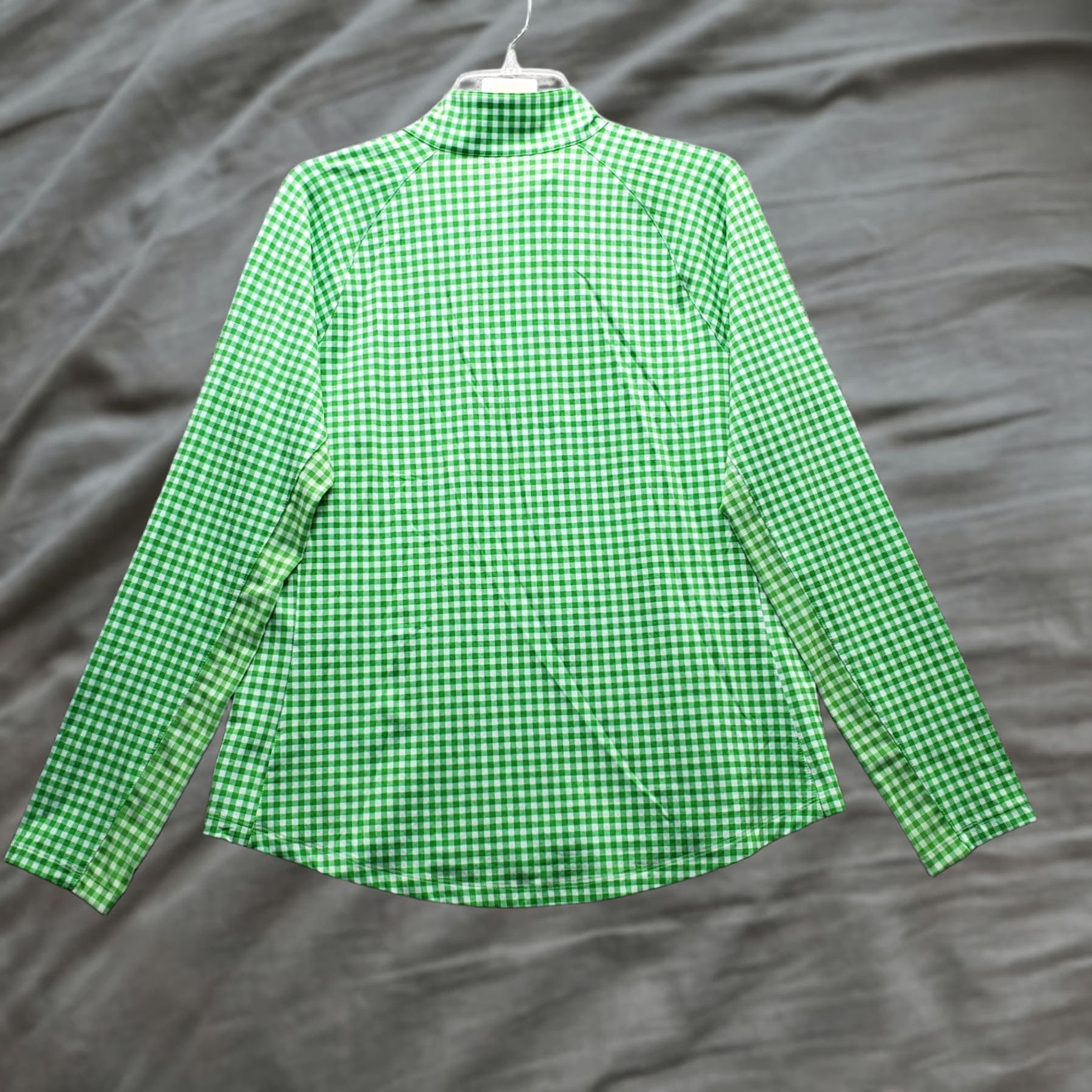Vintage Walter Hagen Pullover Womens L Performance Zip Women Multi Plaid Stretch UPF Size L / US 10 / IT 46 - 1 Thumbnail