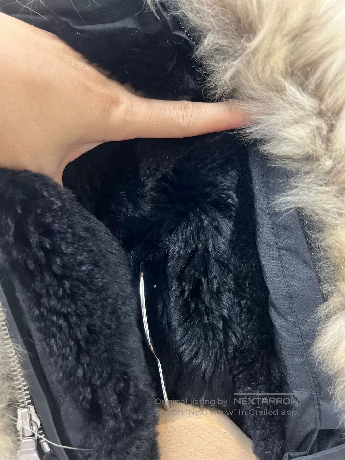 Mastermind Japan MASTERMIND JAPAN Down Jacket with Fur Collar. Size US L / EU 52-54 / 3 - 6 Thumbnail
