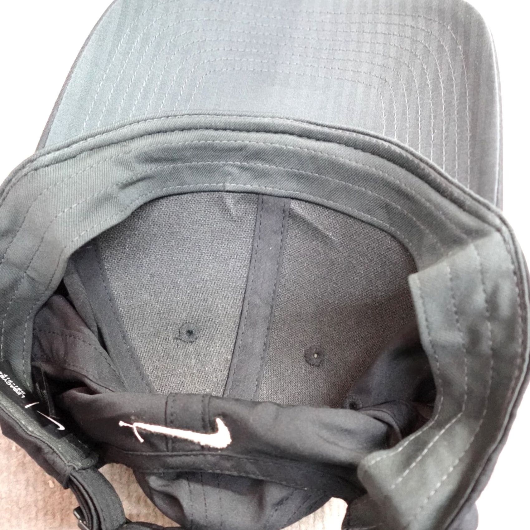 Nike Nike Hat Black Legacy 91 Dri-Fit Strapback Men One Size Black Baseball Cap Size ONE SIZE - 6 Thumbnail
