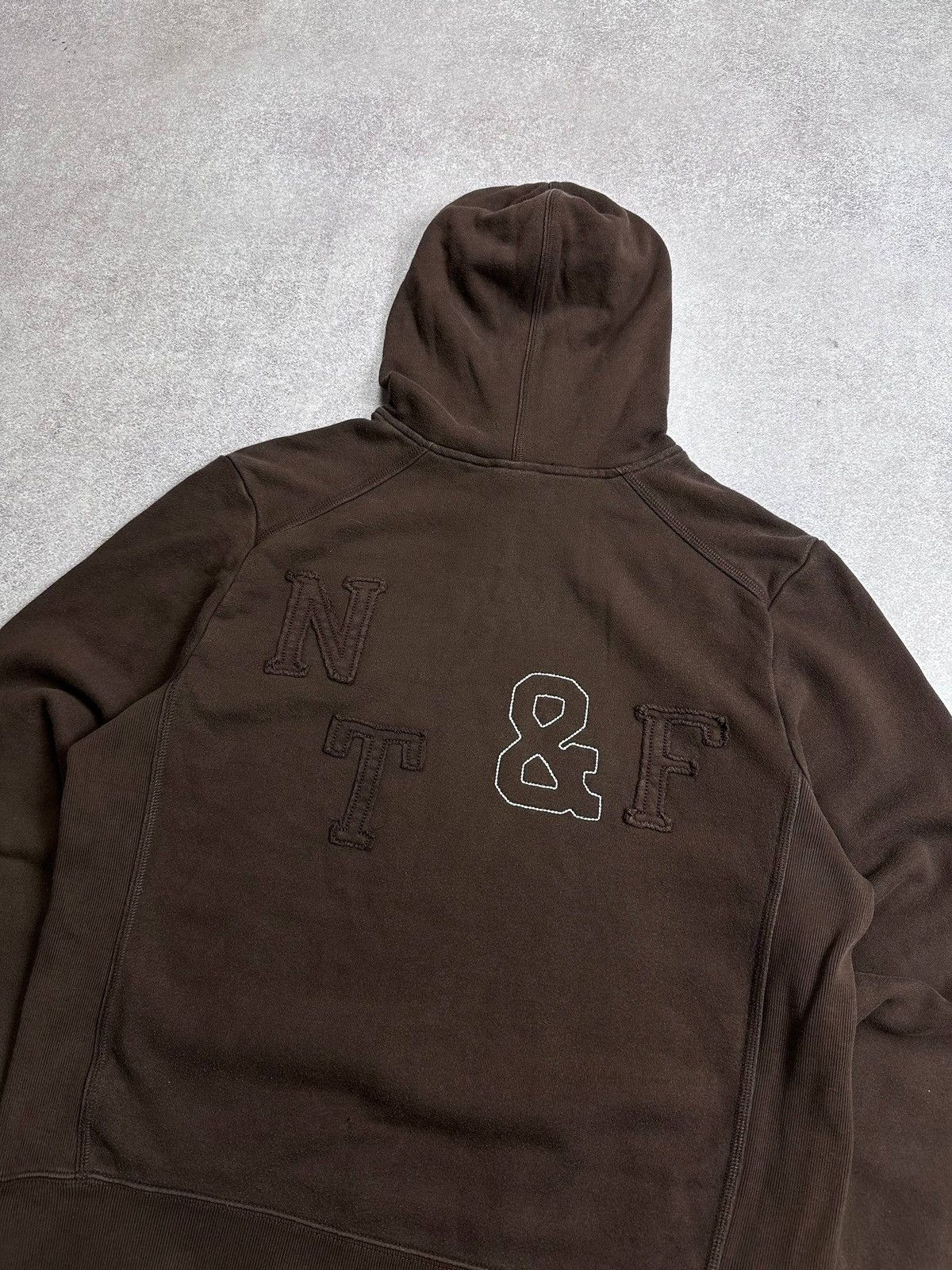 Nike Vintage 90s Nike Brown Boxy Hoodie Y2K M Size US M / EU 48-50 / 2 - 4 Thumbnail
