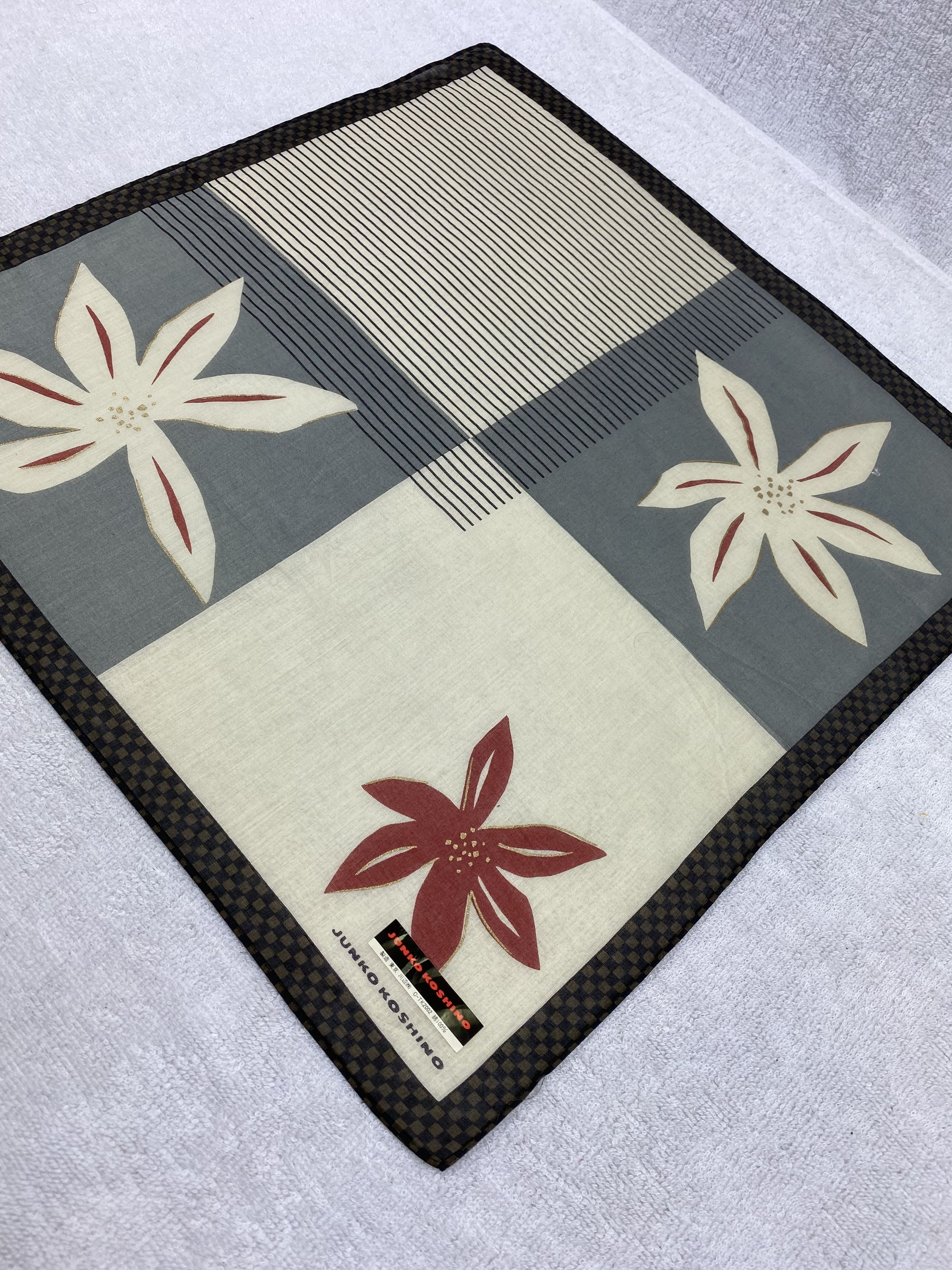 Mr. Junko × Vintage Junko Koshino Handkerchief / Bandana / Neckerchief Size ONE SIZE - 4 Thumbnail