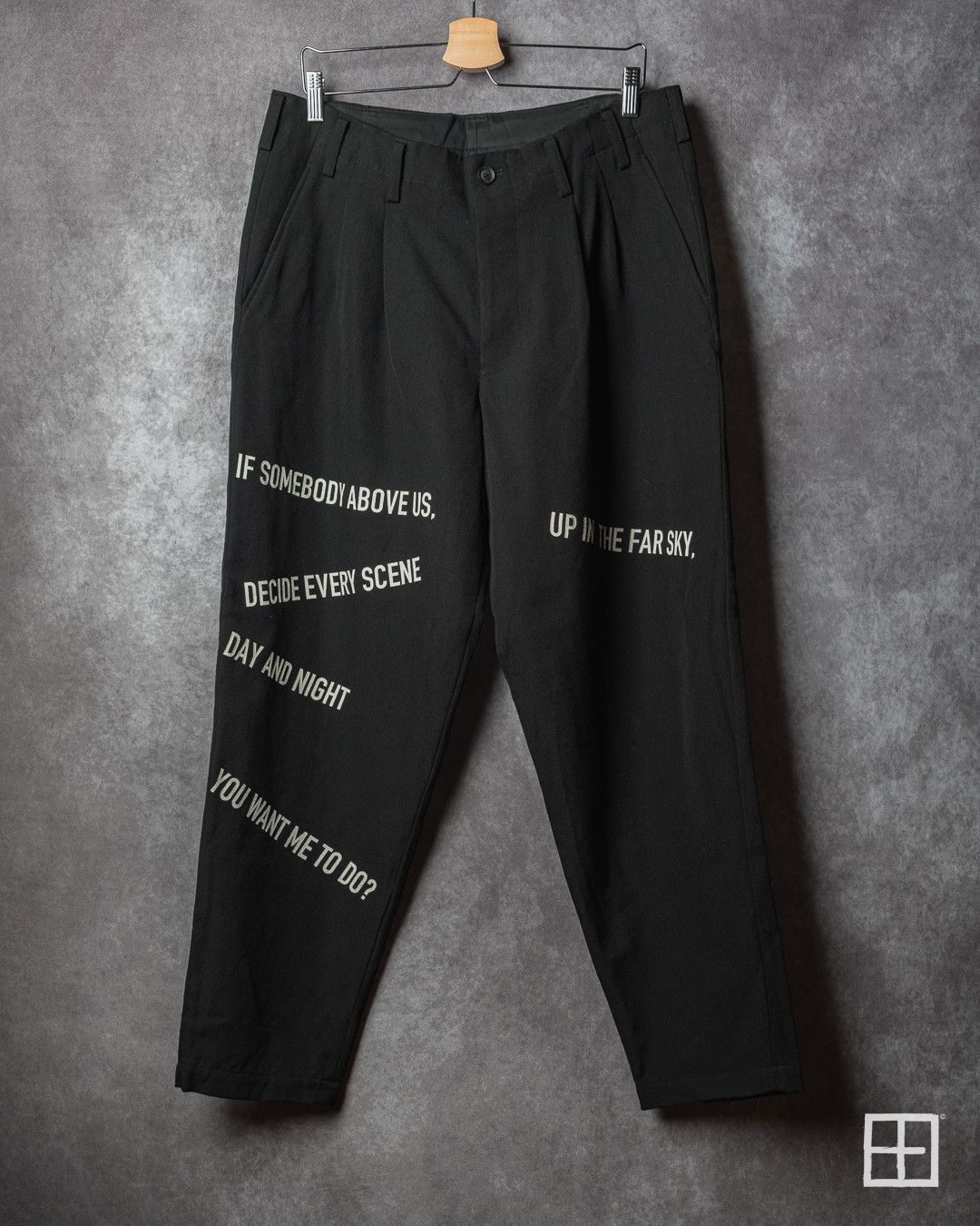 Yohji Yamamoto Yohji Yamamoto Pour Homme AW21 Runway Poem Pants Size US 32 / EU 48 - 1 Thumbnail