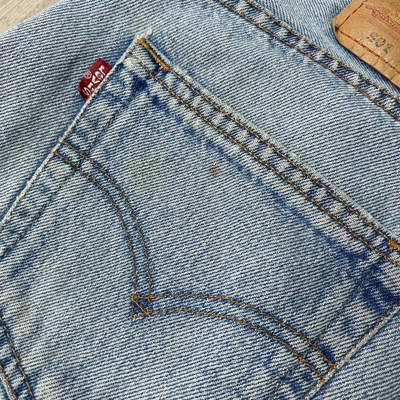 Levi's × Vintage Vintage Y2K Levi's 501 Distressed Straight Leg Jeans 30x30 Size US 30 / EU 46 - 12 Thumbnail