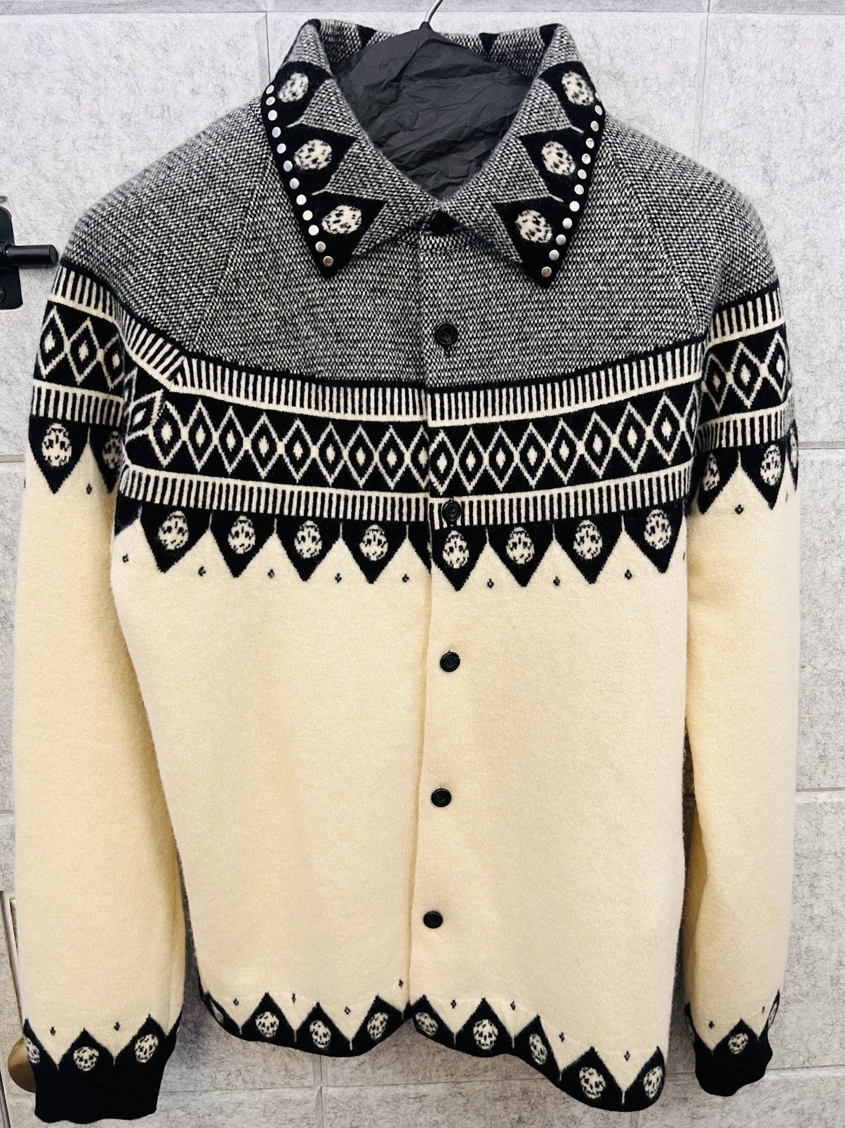 Skull Knit Cardigan