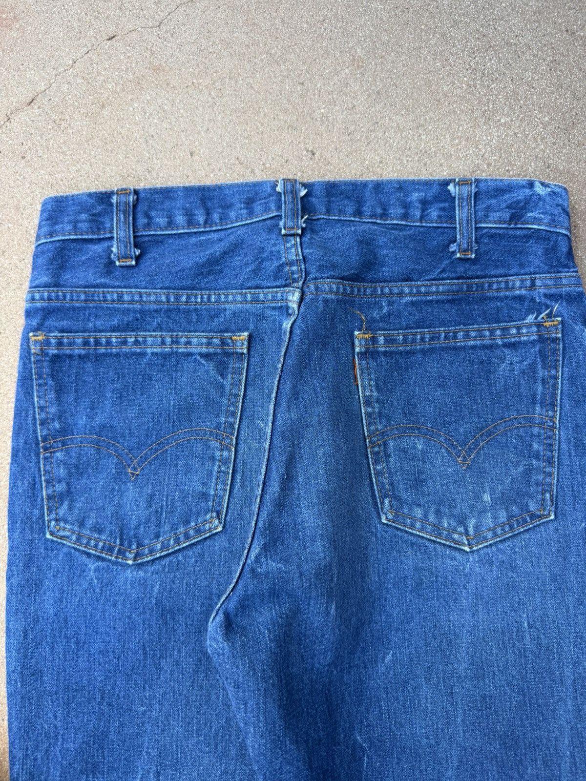 Levi's Vtg 70’s Levi’s 646 Orange Tab Bellbottom Flare Jeans 32x31 Size US 32 / EU 48 - 7 Thumbnail