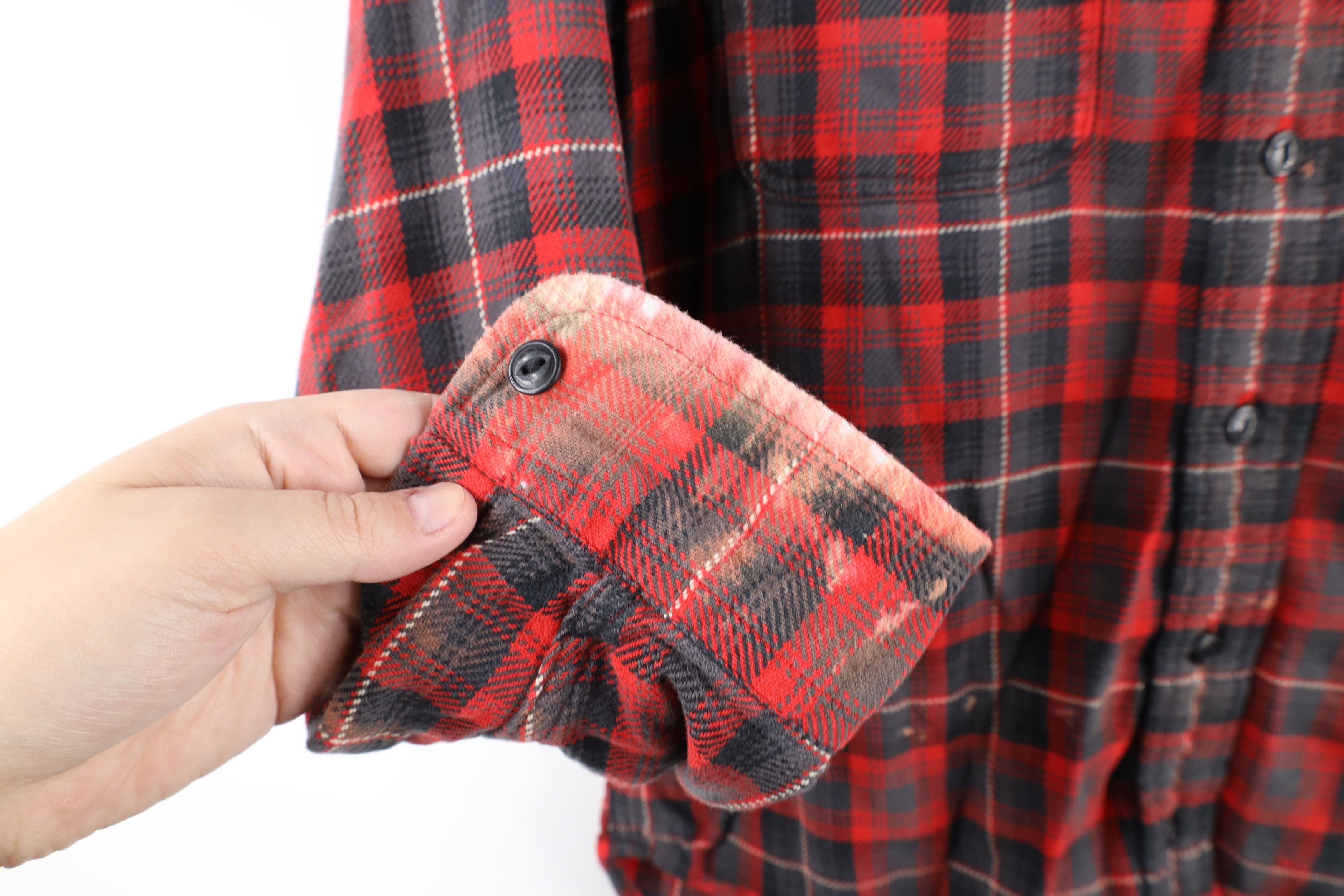 Polo Ralph Lauren Vintage 80s Ralph Lauren Spell Flannel Button Shirt Plaid Size US S / EU 44-46 / 1 - 6 Thumbnail