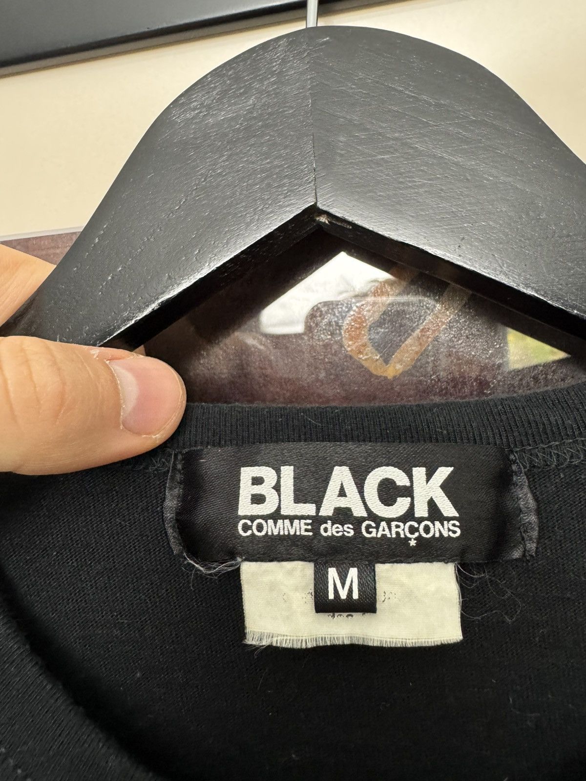 Comme des Garcons Black BLACK CDG Comme Des Garcons Tee Japanese Japan Designer Rare Size US M / EU 48-50 / 2 - 3 Thumbnail