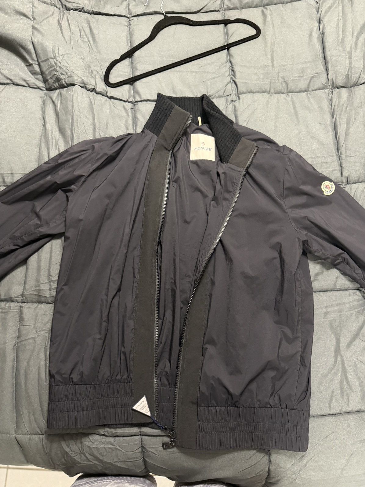 Moncler Moncler Black Bomber EXCLUSIVE Size US L / EU 52-54 / 3 - 1 Thumbnail
