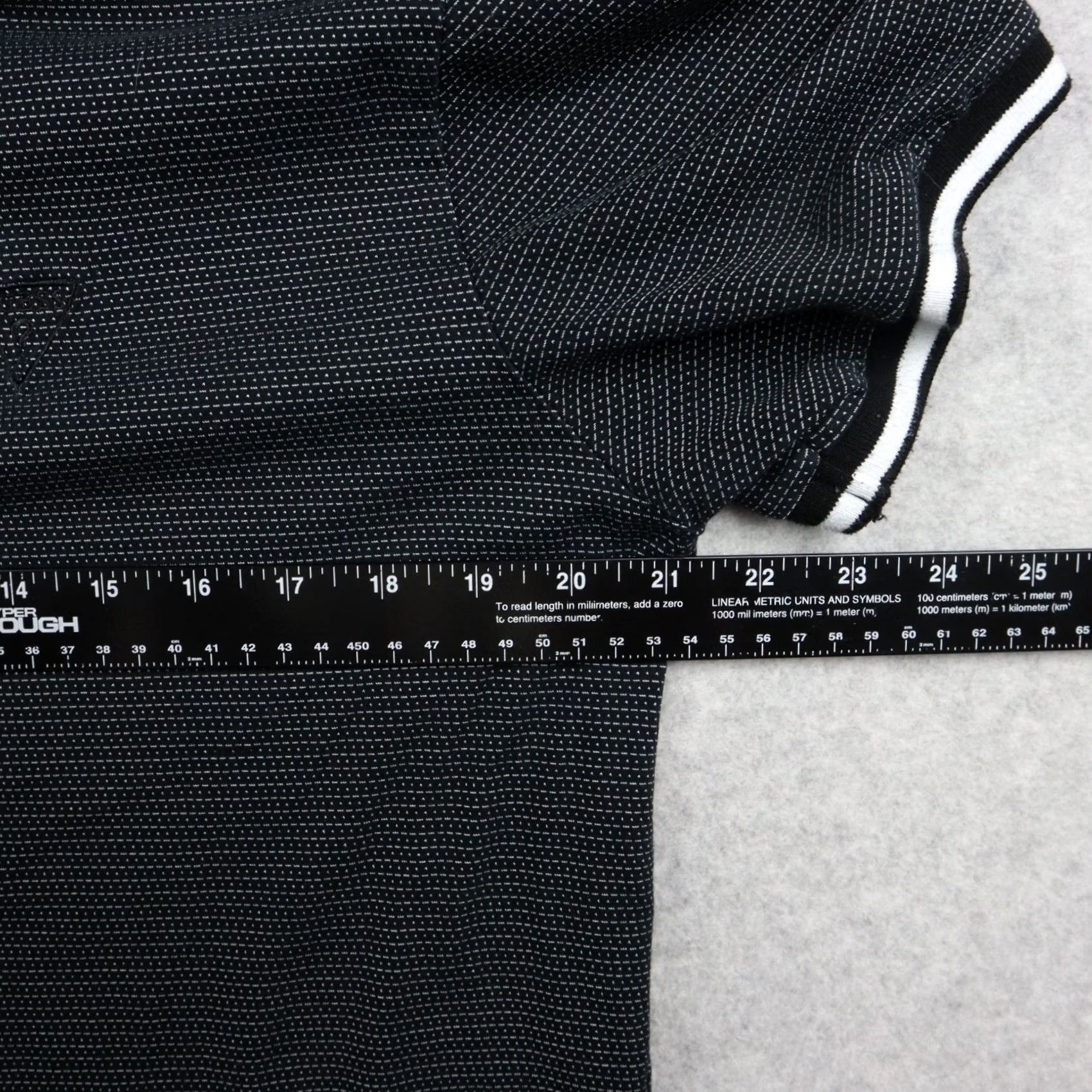 Guess GUESS Polo Shirt Mens Large 1/4 Zip Casual Knit Logo Black Pattern Short Sleeve Polo Size US L / EU 52-54 / 3 - 5 Thumbnail