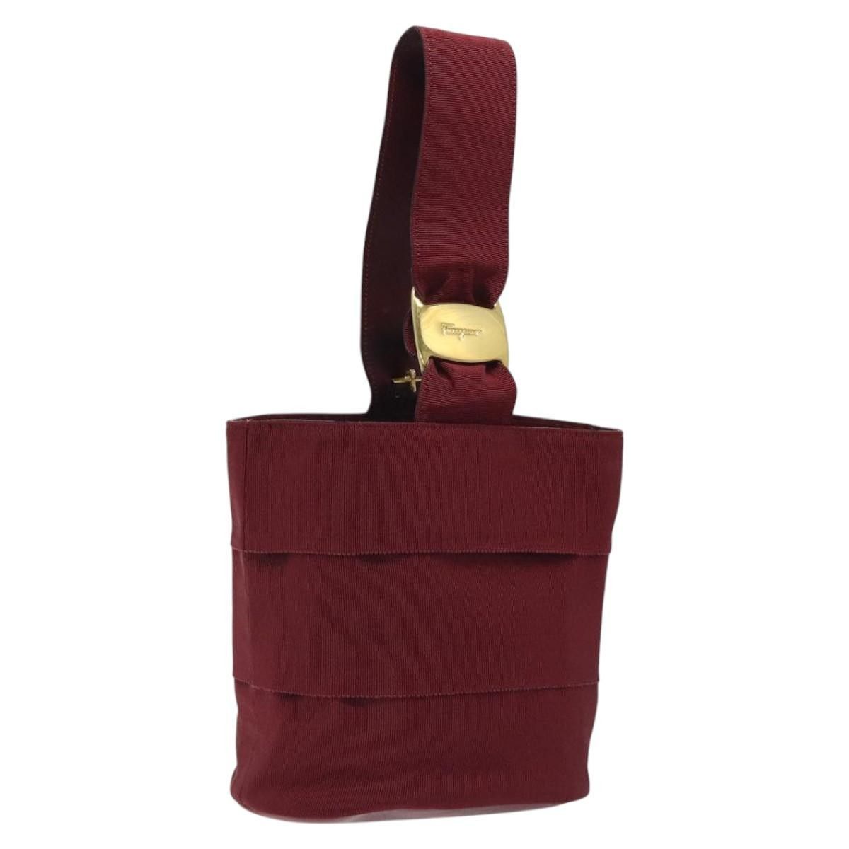 Salvatore Ferragamo Salvatore Ferragamo Vala Handbag Canvas Size ONE SIZE - 1 Thumbnail