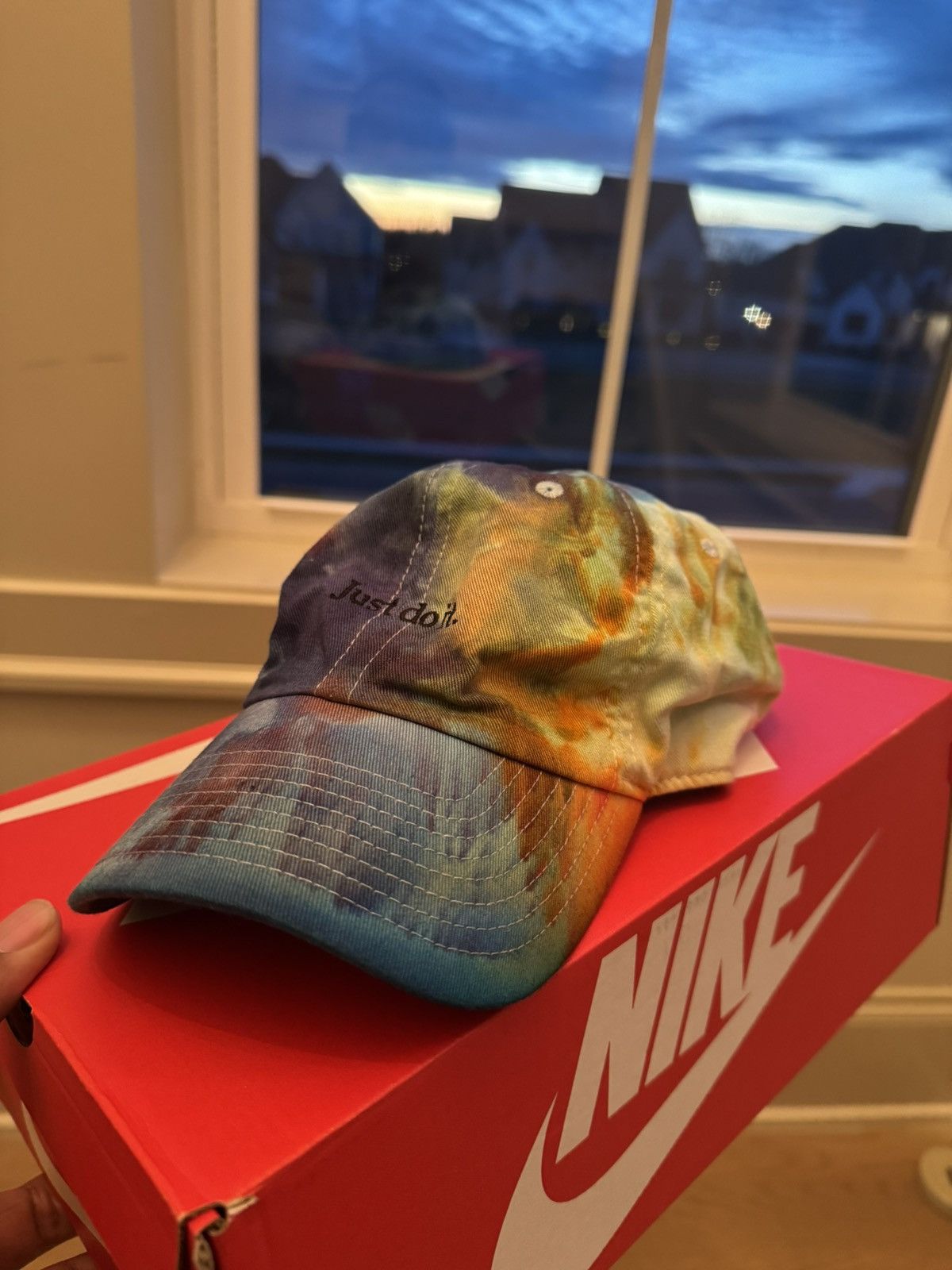 Nike 1of1 hand dyed tie dye Nike dad hat Size ONE SIZE - 2 Thumbnail
