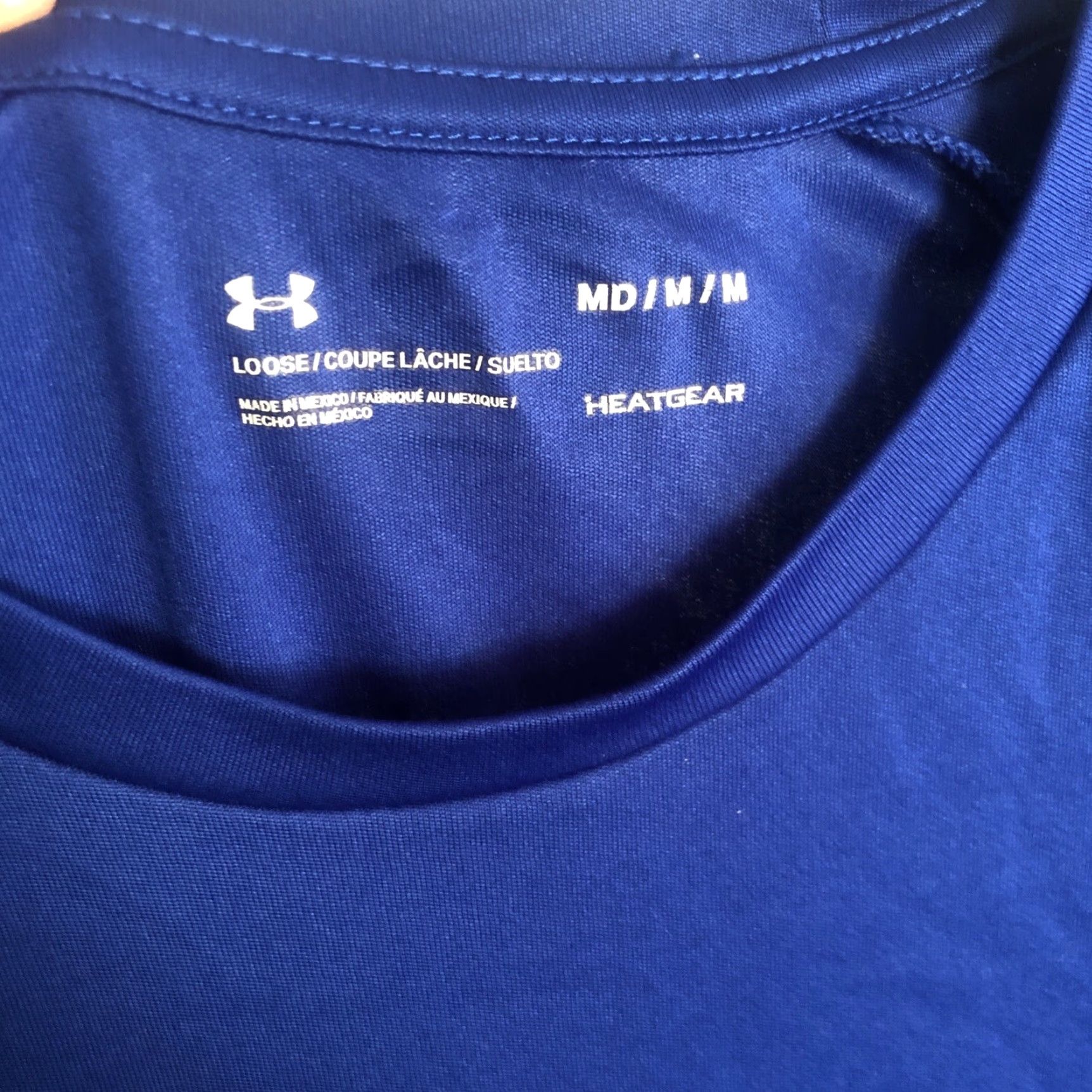Under Armour Under Armour T-Shirt Men Short Sleeve Crew Neck M Dri-Fit Blue Black Royal Size US M / EU 48-50 / 2 - 3 Thumbnail