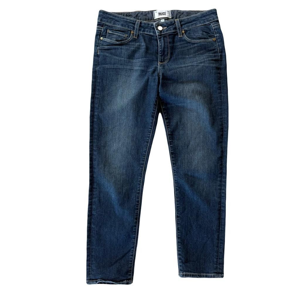 Paige PAIGE Denim Kylie Crop Jeans Size 28 Sedona Medium Wash Size 28" / US 6 / IT 42 - 2 Thumbnail