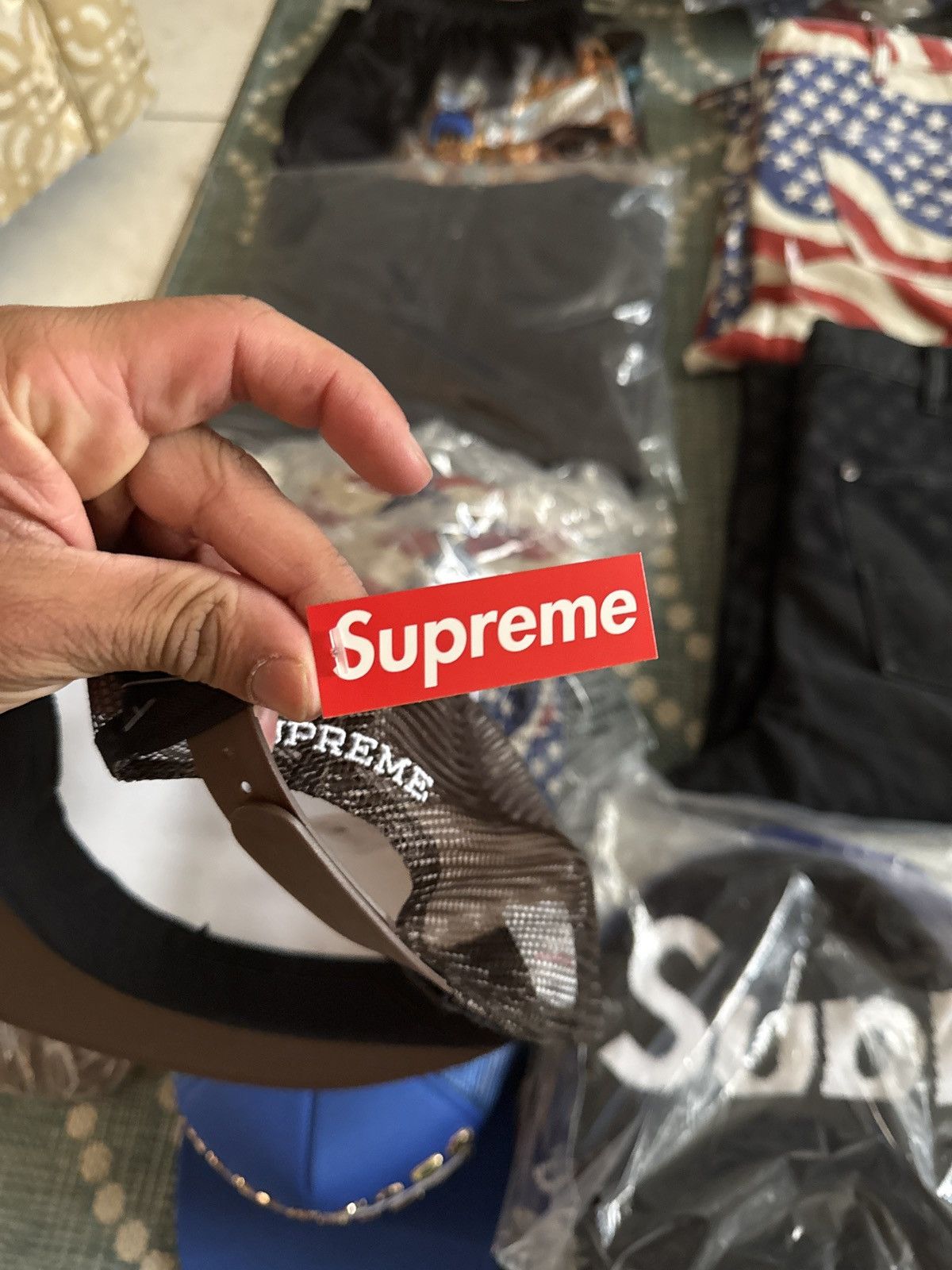 Supreme Supreme Pins Back 5-Panel Brown IN HAND SHIPS ASAP Size ONE SIZE - 4 Thumbnail