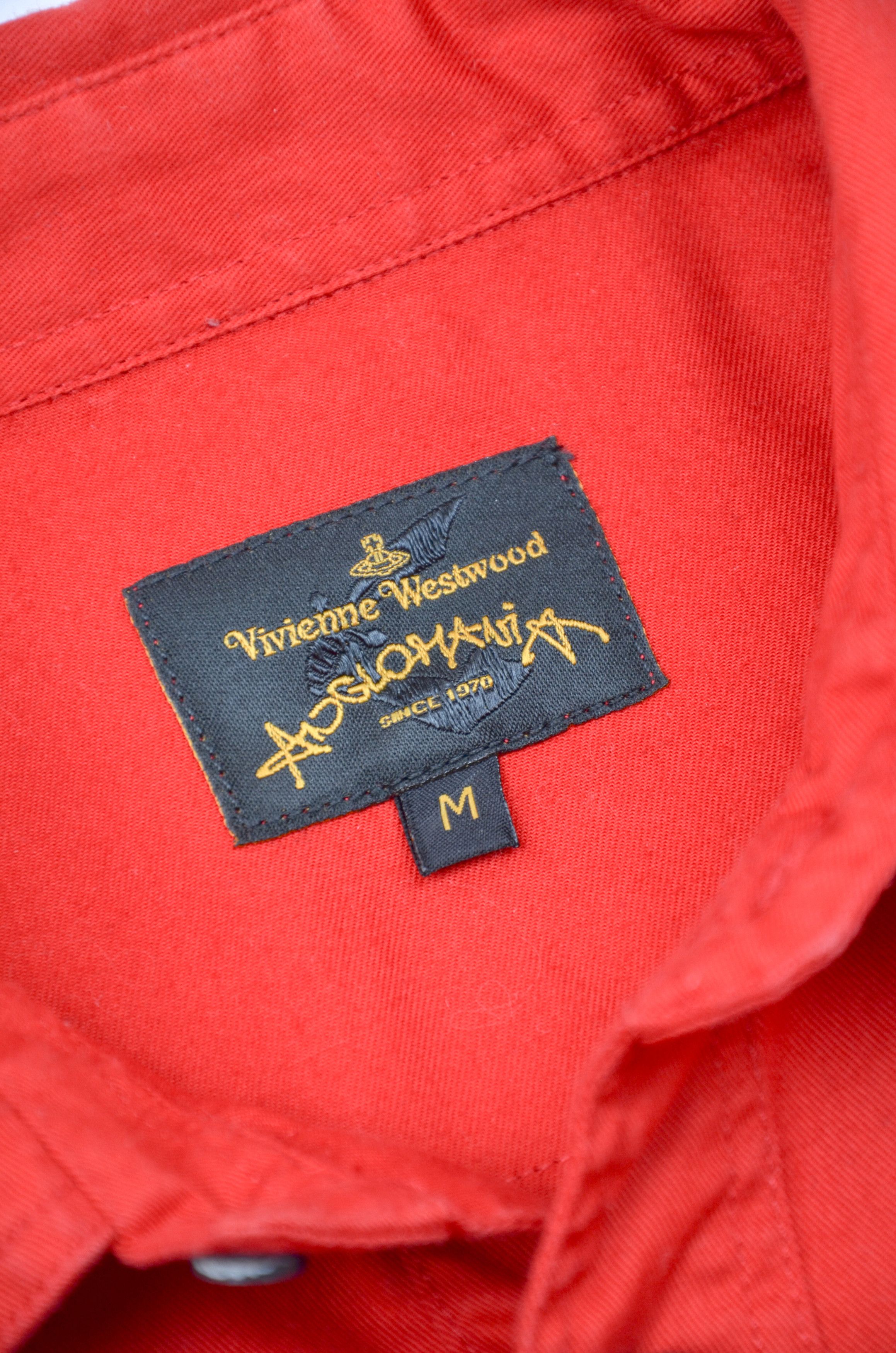 Vivienne Westwood VIVIENNE WESTWOOD Anglomania Red Snap Logo Pocket Overshirt Size US M / EU 48-50 / 2 - 11 Thumbnail