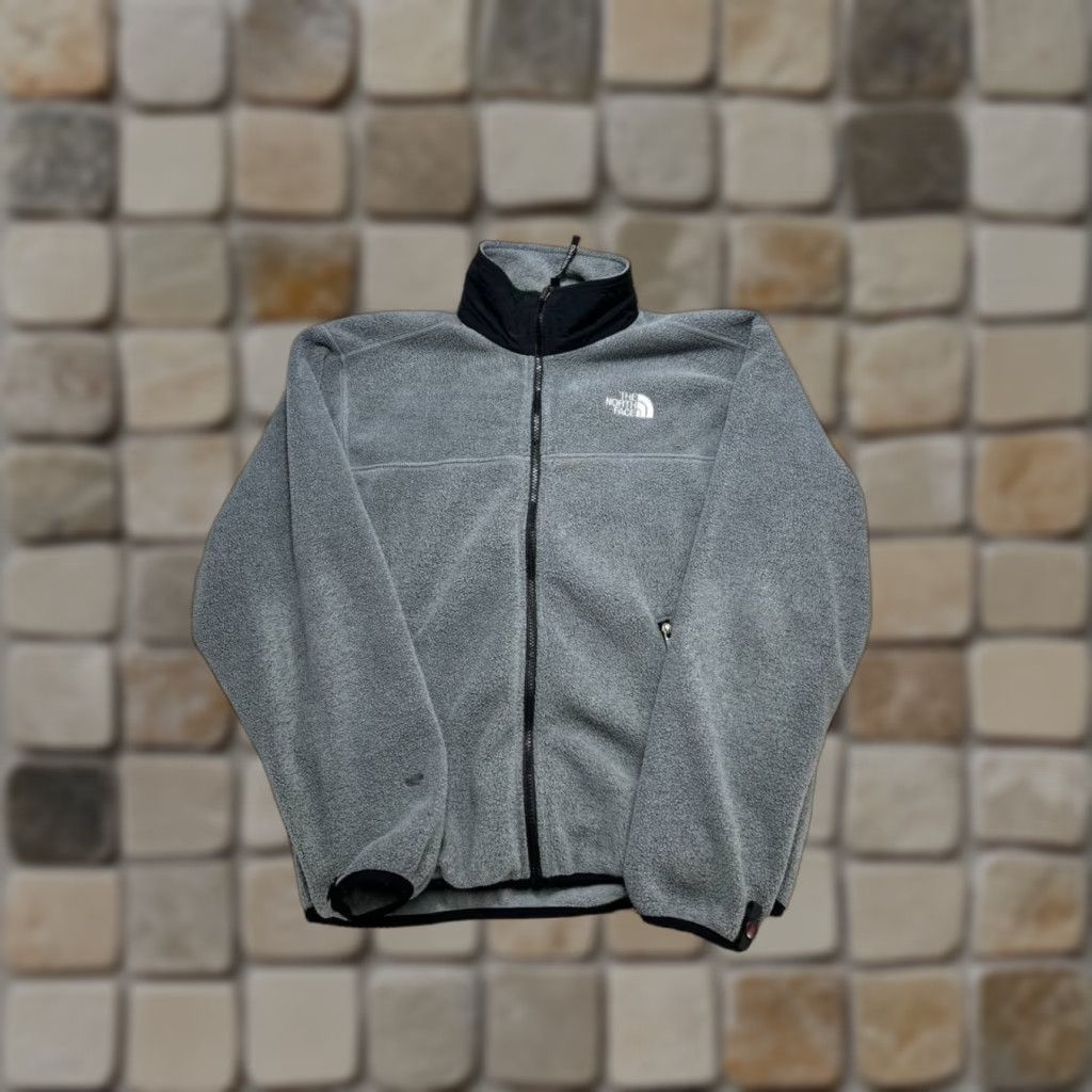 The North Face The North Face Jacket Mens M Gray Full Zip Fleece Size US M / EU 48-50 / 2 - 1 Thumbnail