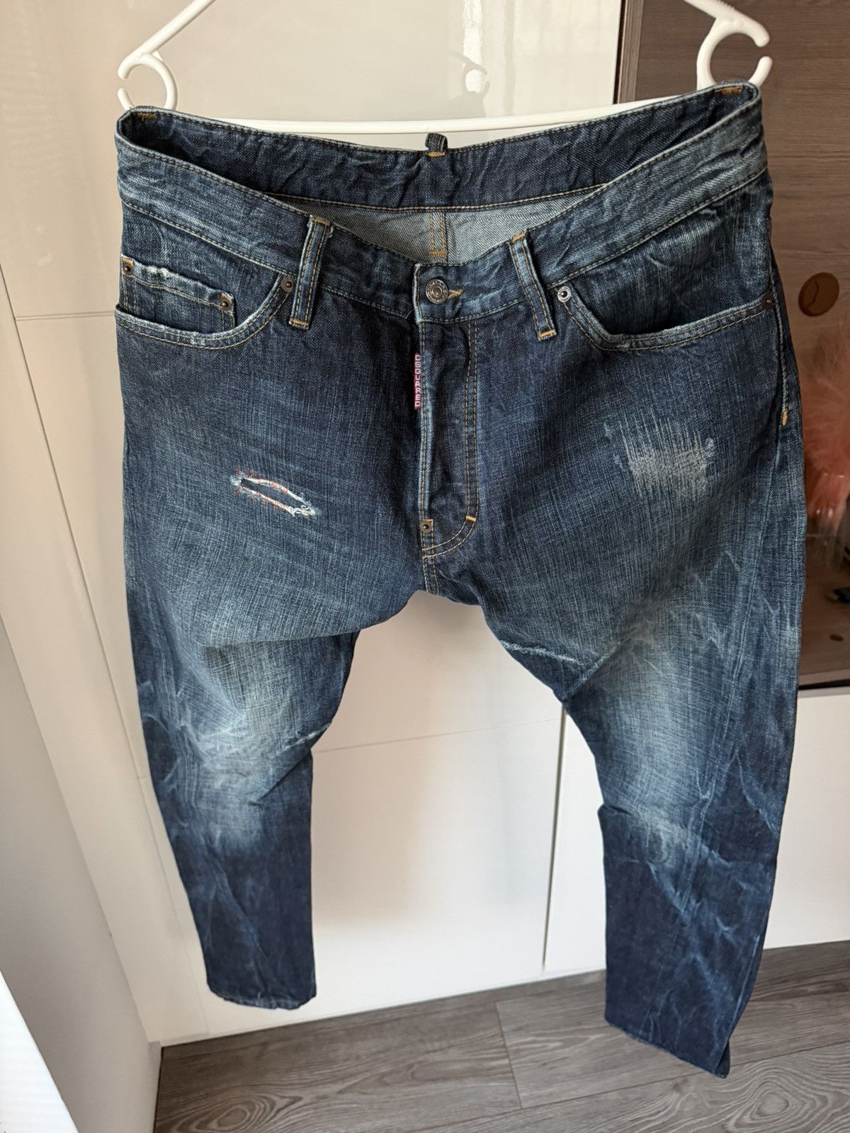 Dsquared2 Dsquared 2 Vintage Distressed Opium Rare Denim Jeans Size US 33 - 5 Thumbnail