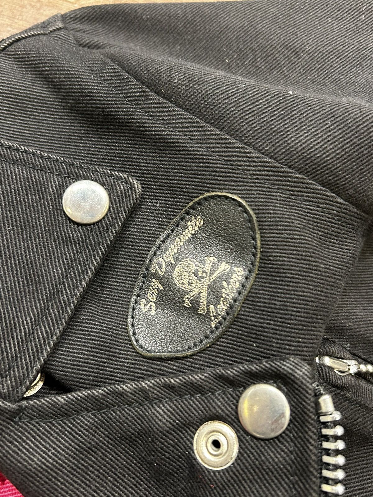 Japanese Brand Sexy Dynamite Canvas Biker Jacket Size XS / US 0-2 / IT 36-38 - 4 Thumbnail