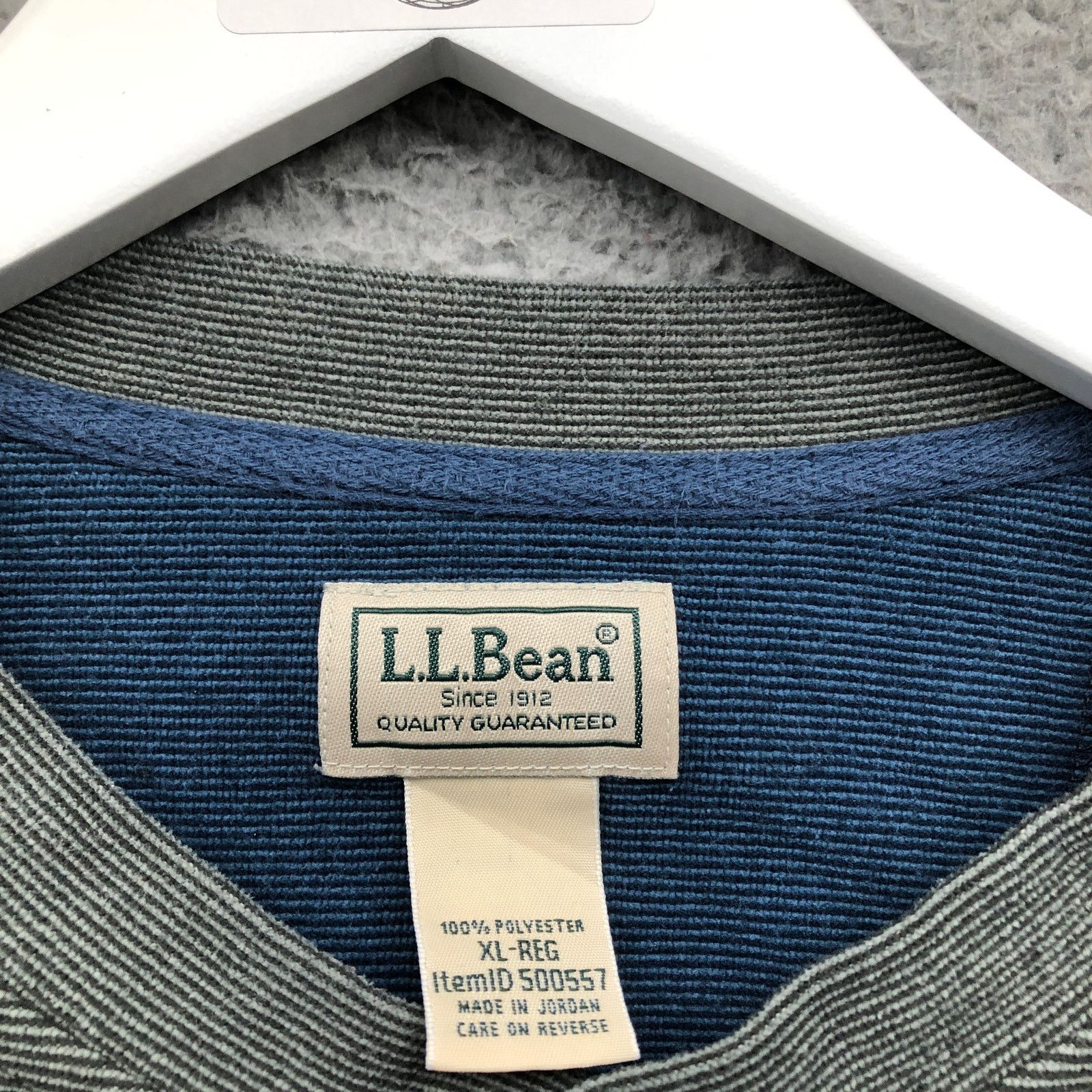 L.L. Bean LL Bean Fleece Layering Long Sleeve Henley Shirt Mens XL Size US XL / EU 56 / 4 - 3 Thumbnail