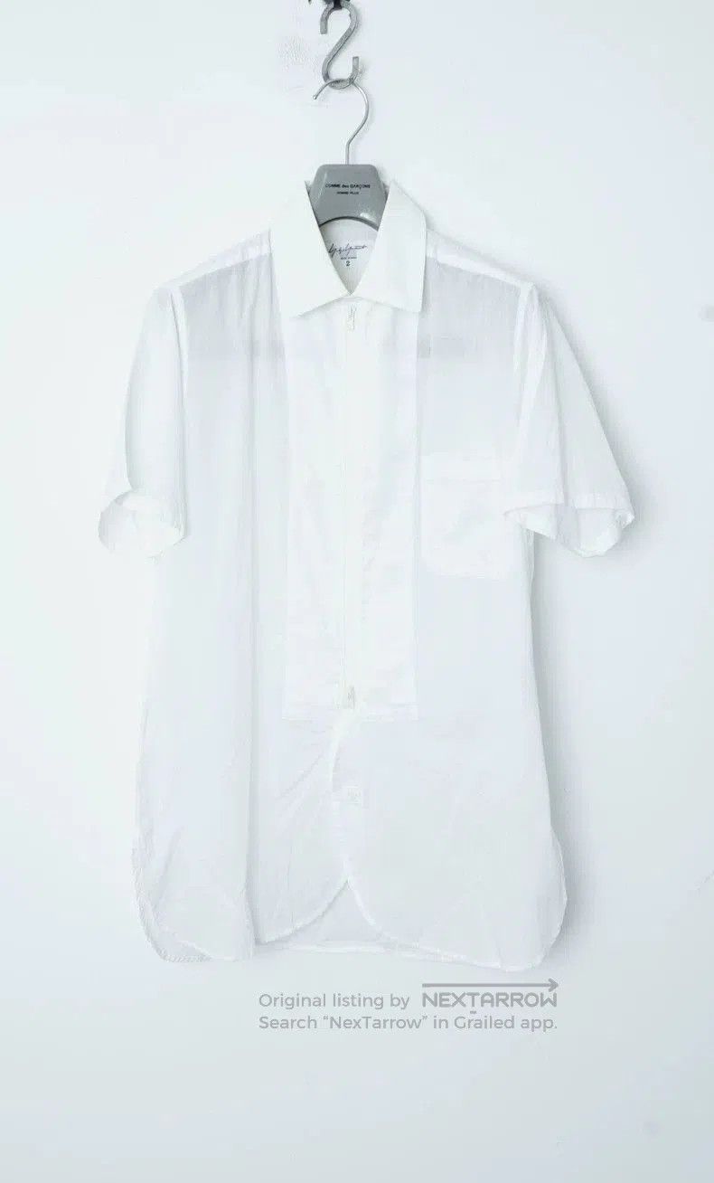 Yohji Yamamoto Yohji Yamamoto Stand Collar Short Sleeve Shirt. Size US M / EU 48-50 / 2 - 1 Thumbnail