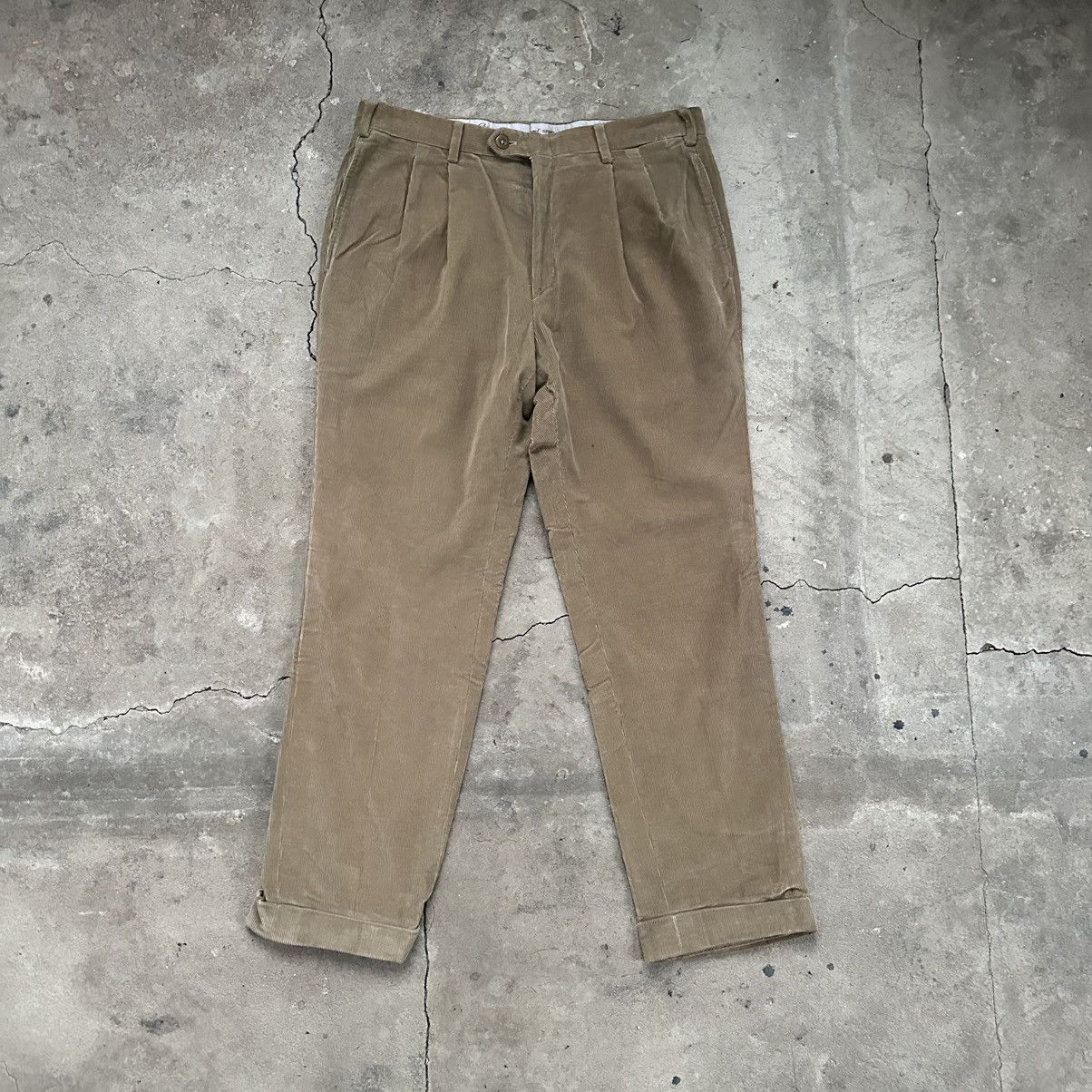 Brioni Brioni brown vintage corduroy pants Size US 32 / EU 48 - 1 Thumbnail