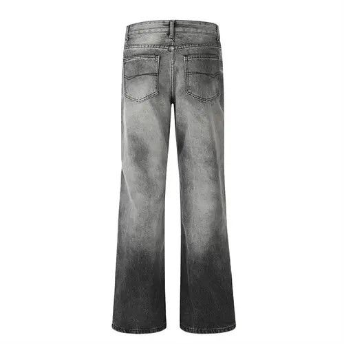 Japanese Brand Men's trendy distressed washed gradient jeans Size US 32 / EU 48 - 3 Thumbnail
