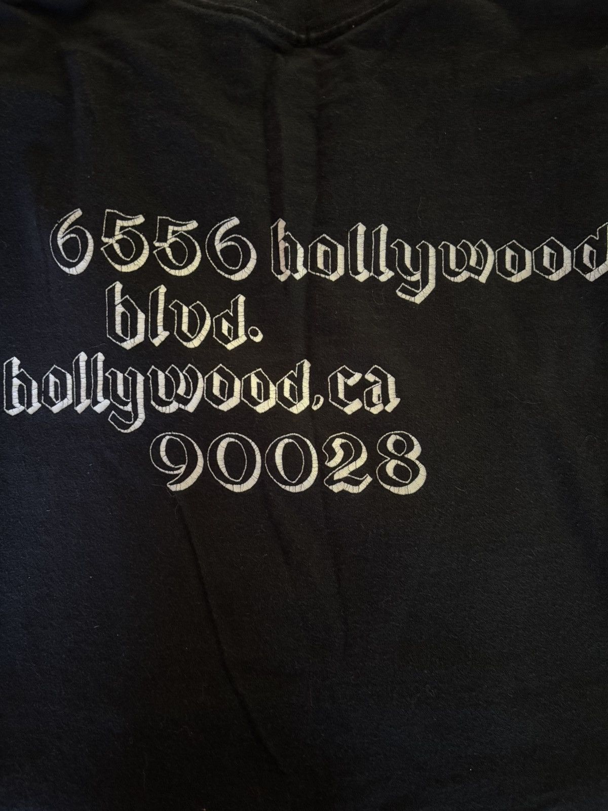 Fucking Awesome Fucking Awesome Hollywood Blvd. Black Graphic T-Shirt Size US XL / EU 56 / 4 - 4 Thumbnail