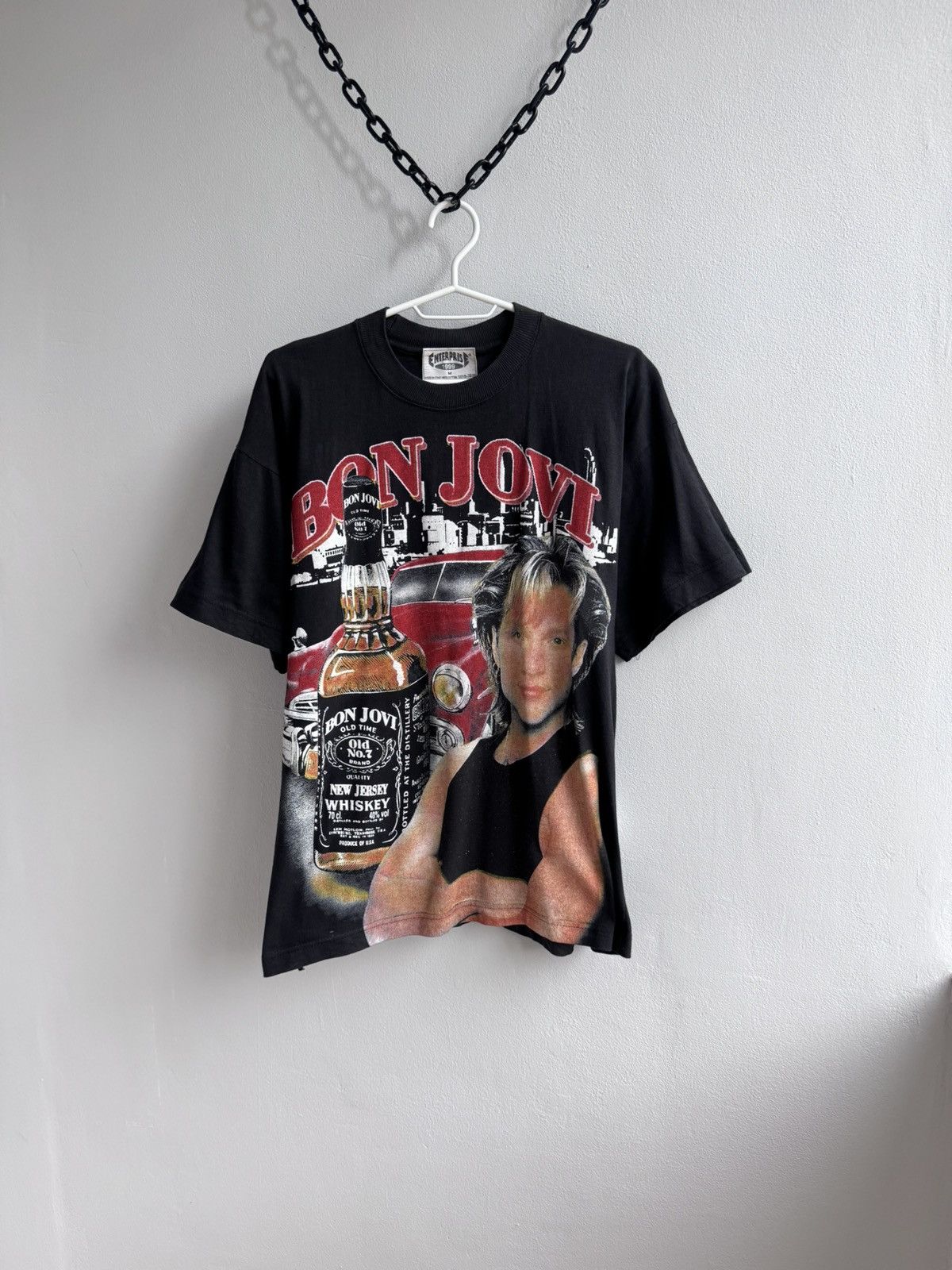 Band Tees Bon Jovi 1999 Vintage 90s Overprinted T Shirt Tee Band Tees Size US M / EU 48-50 / 2 - 1 Thumbnail