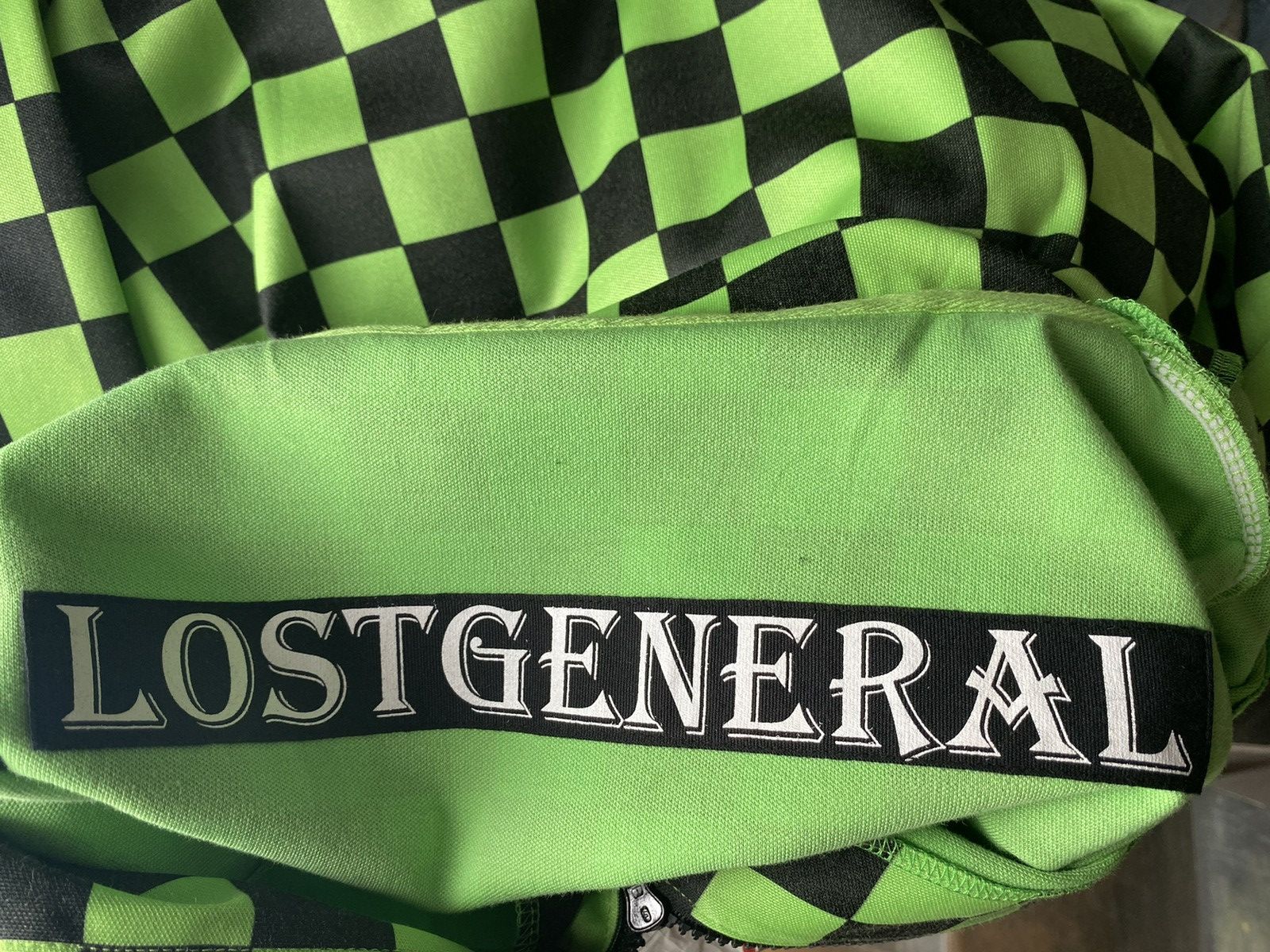 Designer Lost General Green Black Checked 1/4 Zip Top L Size US L / EU 52-54 / 3 - 5 Thumbnail