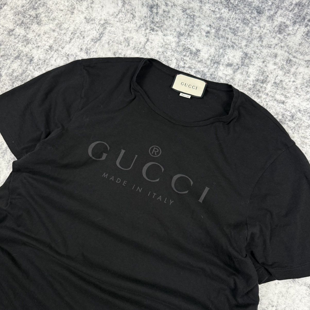 Gucci Gucci Big Logo ‘Black’ T-Shirt Size US XL / EU 56 / 4 - 2 Thumbnail