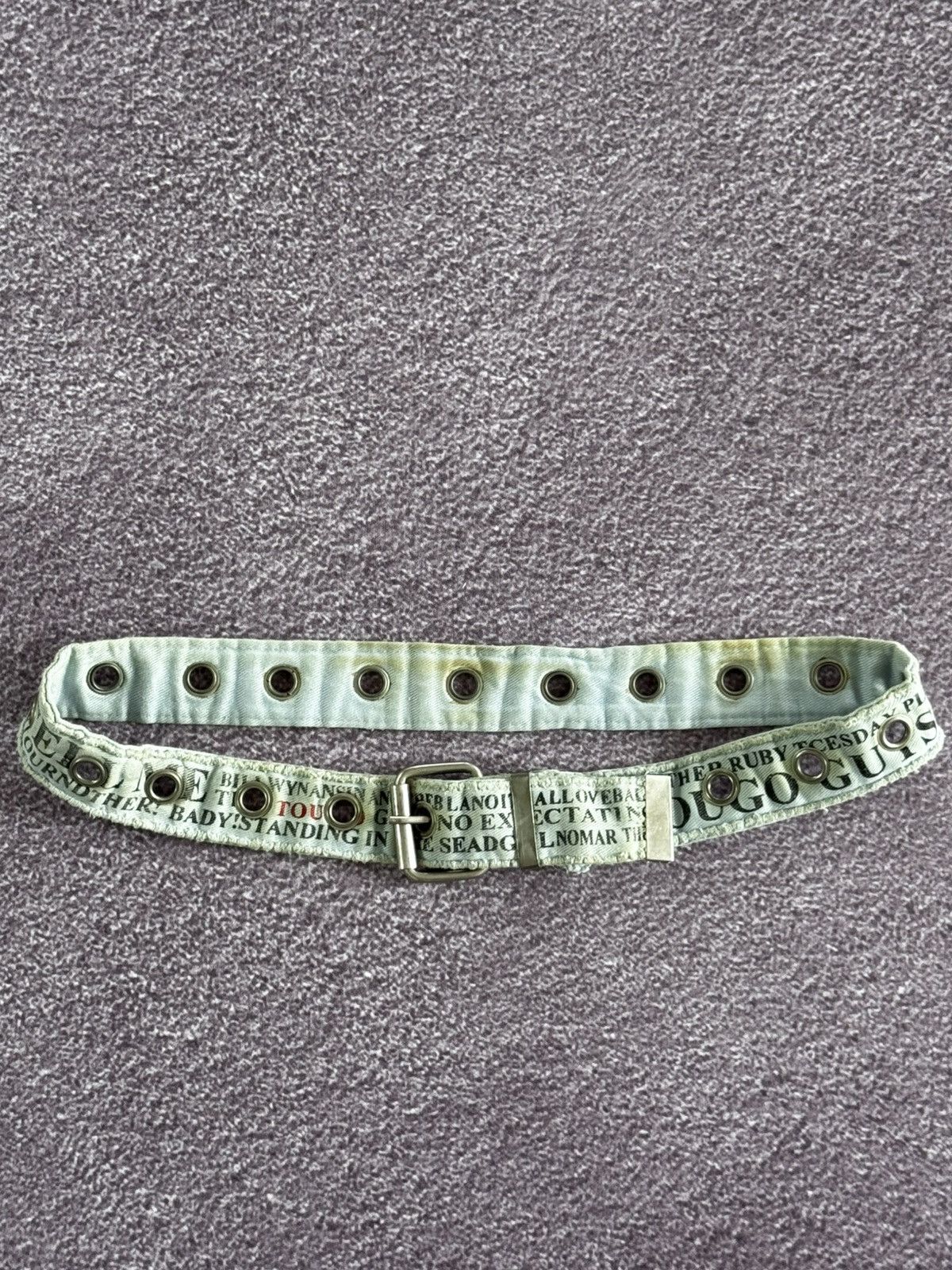 Japanese Brand Y2K Japanese Style Distressed Archive Belt Size ONE SIZE - 1 Thumbnail