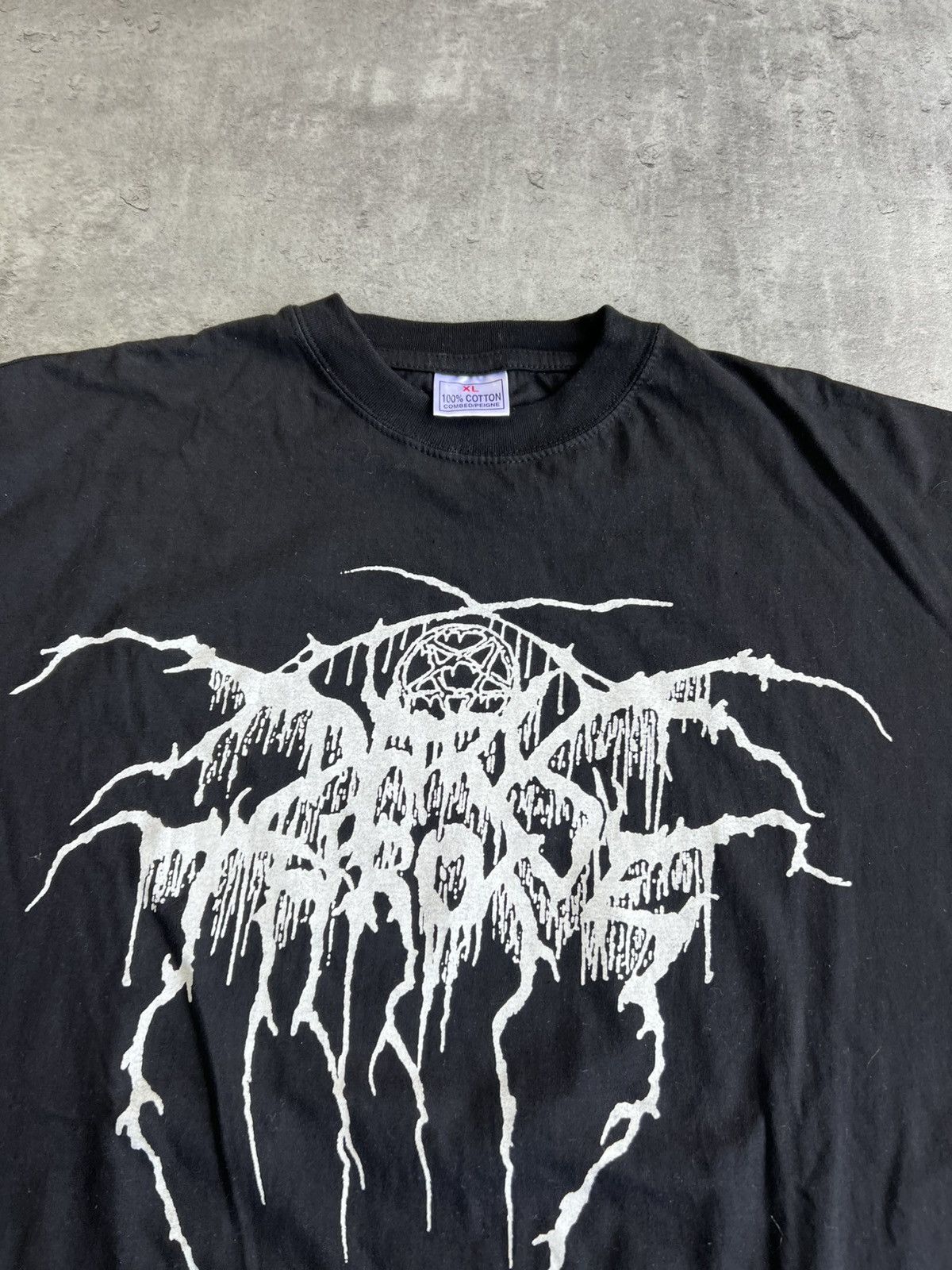 Vintage Vintage DARKTHRONE BAPHOMET TSHIRT XL Black Metal Norway Size US XL / EU 56 / 4 - 8 Thumbnail