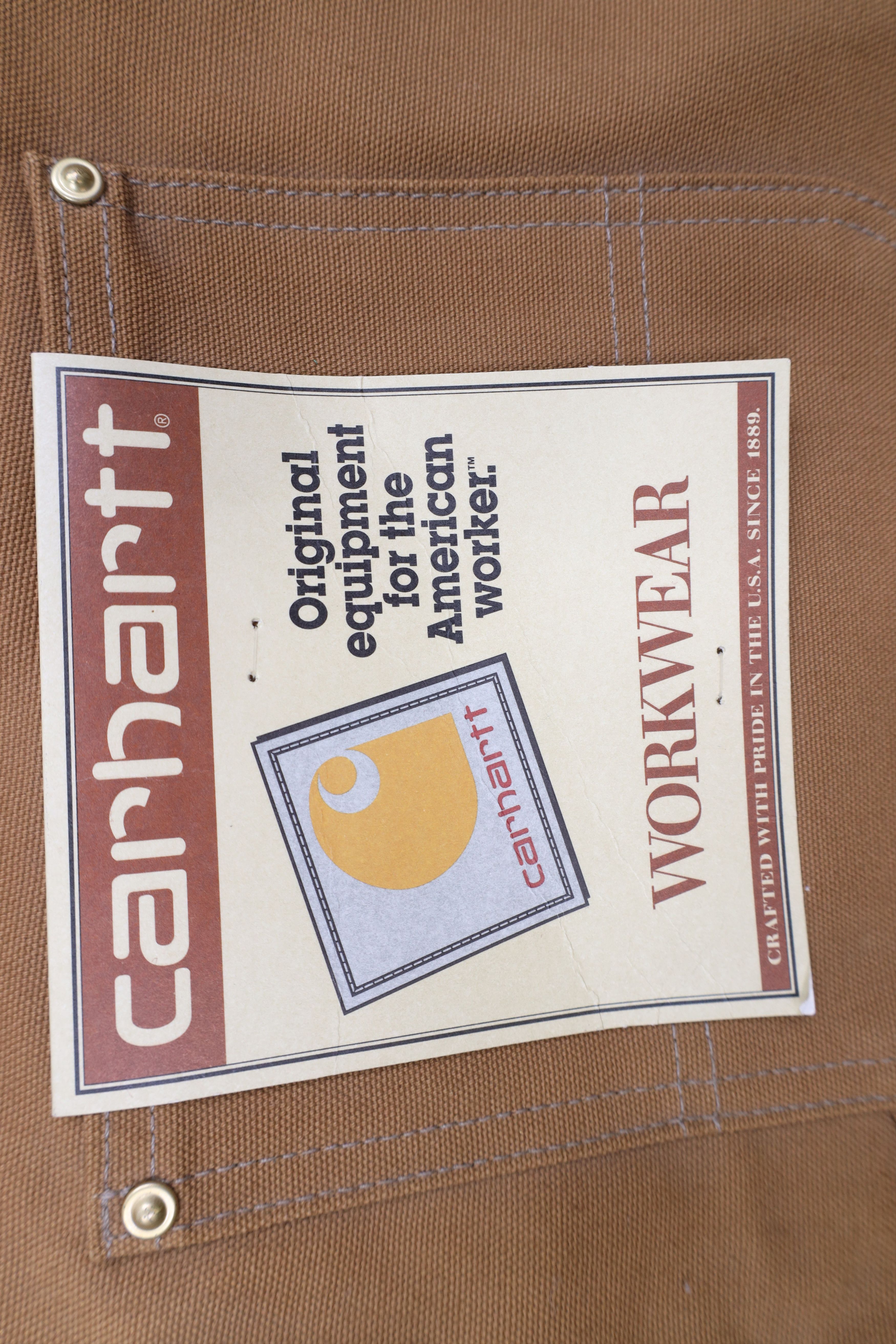 Carhartt Deadstock Vintage 90s Carhartt Wide Leg Pants Duck Brown USA Size US 44 / EU 60 - 14 Thumbnail
