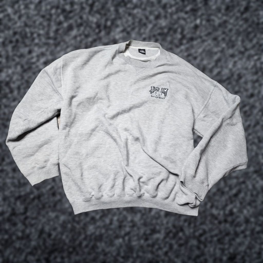 Reebok VINTAGE Reebok Hoodie Mens 2XL Gray 90s Basketball Above the Rim Hoopwear Logo Pullover Size US XXL / EU 58 / 5 - 1 Thumbnail