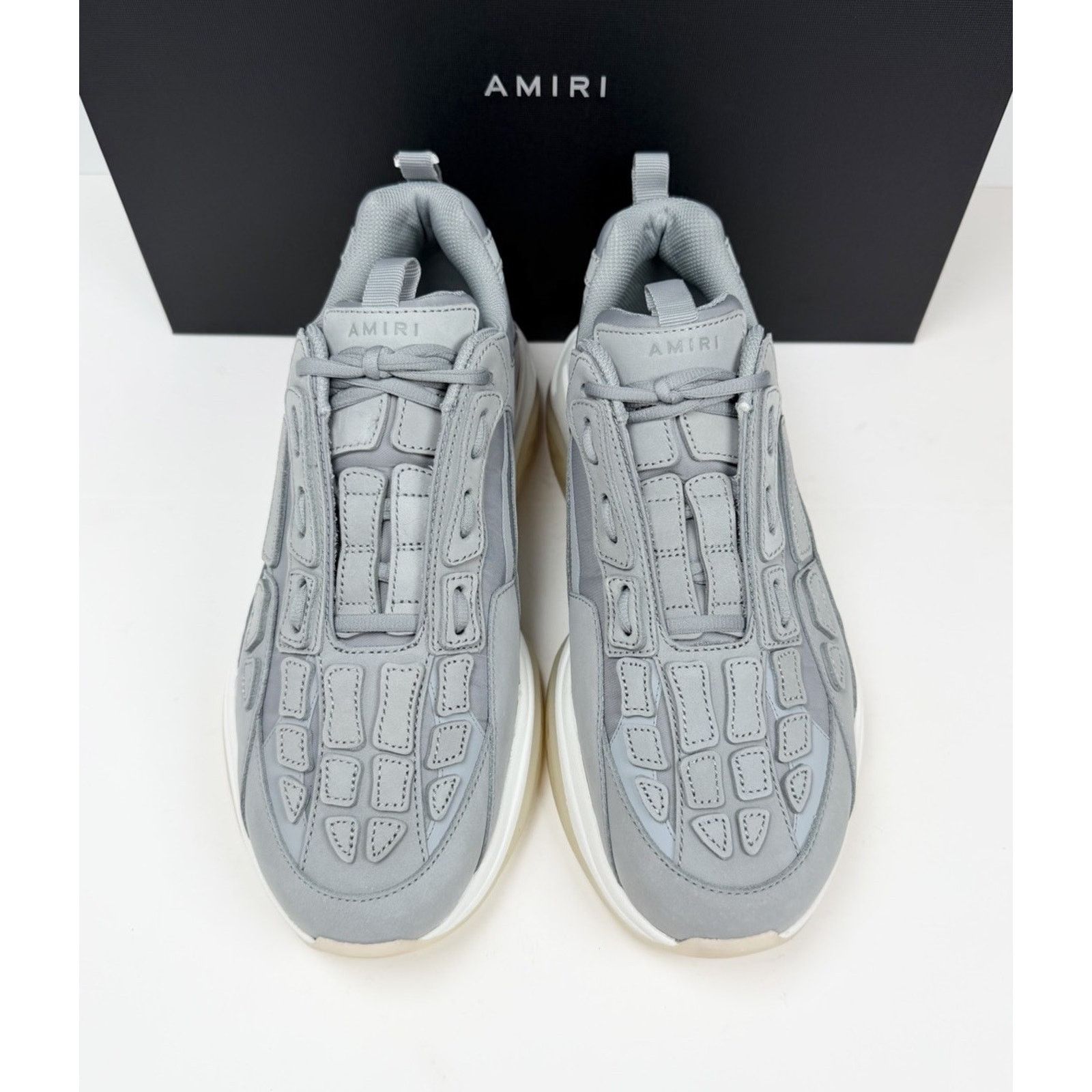 Amiri Size 47EU/14US - Amiri Bone Runner Grey NEW Size US 14 / EU 47 - 3 Thumbnail