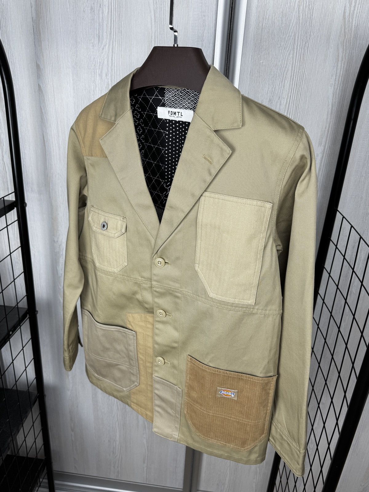 FDMTL FDMTL x DICKIES PATCHWORK beige Blazer Japan Jacket Size 1 Size US S / EU 44-46 / 1 - 8 Thumbnail