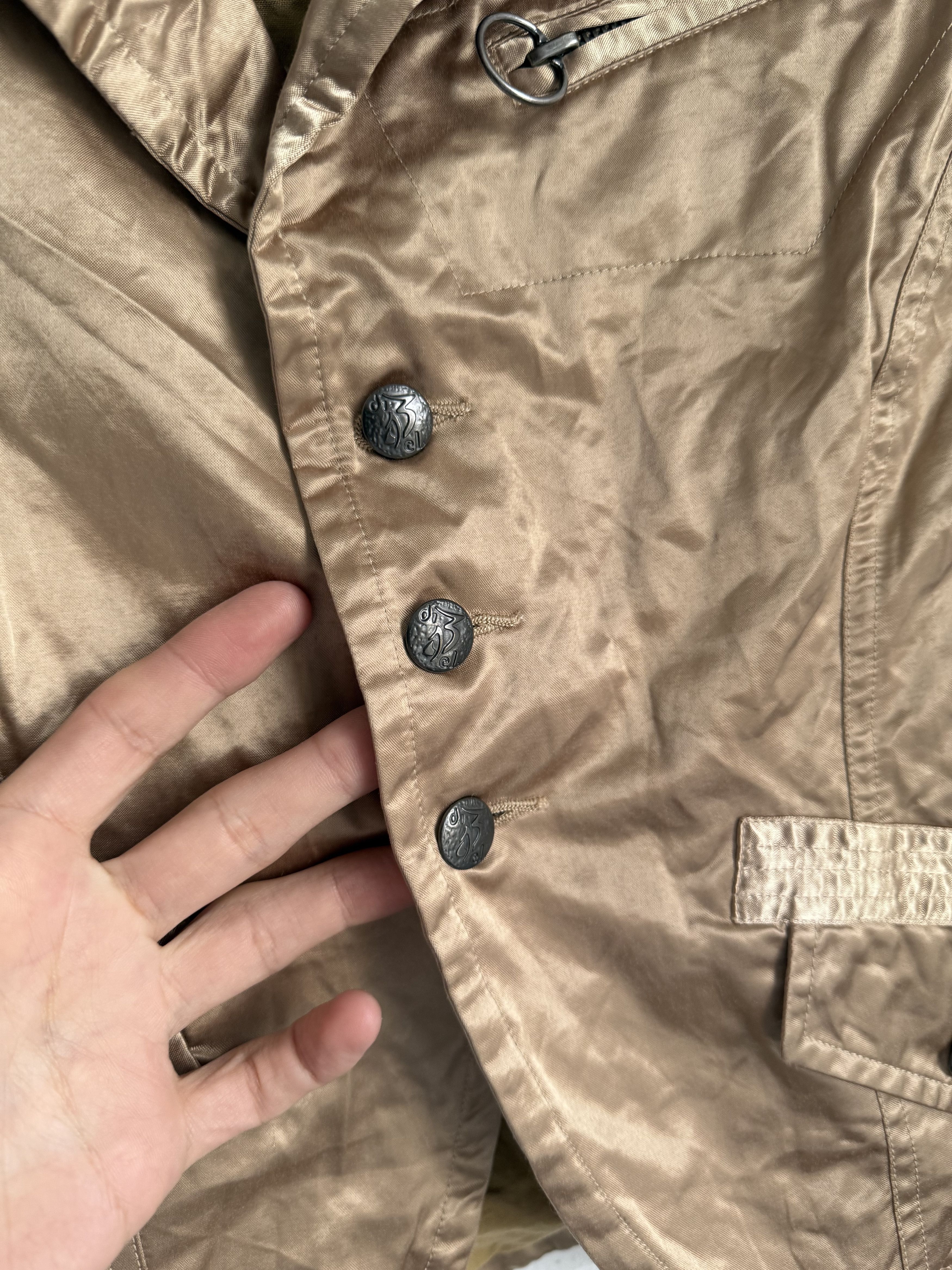 Diesel Vintage DIESEL gold blazer jacket king and queen y2k Size L / US 10 / IT 46 - 3 Thumbnail