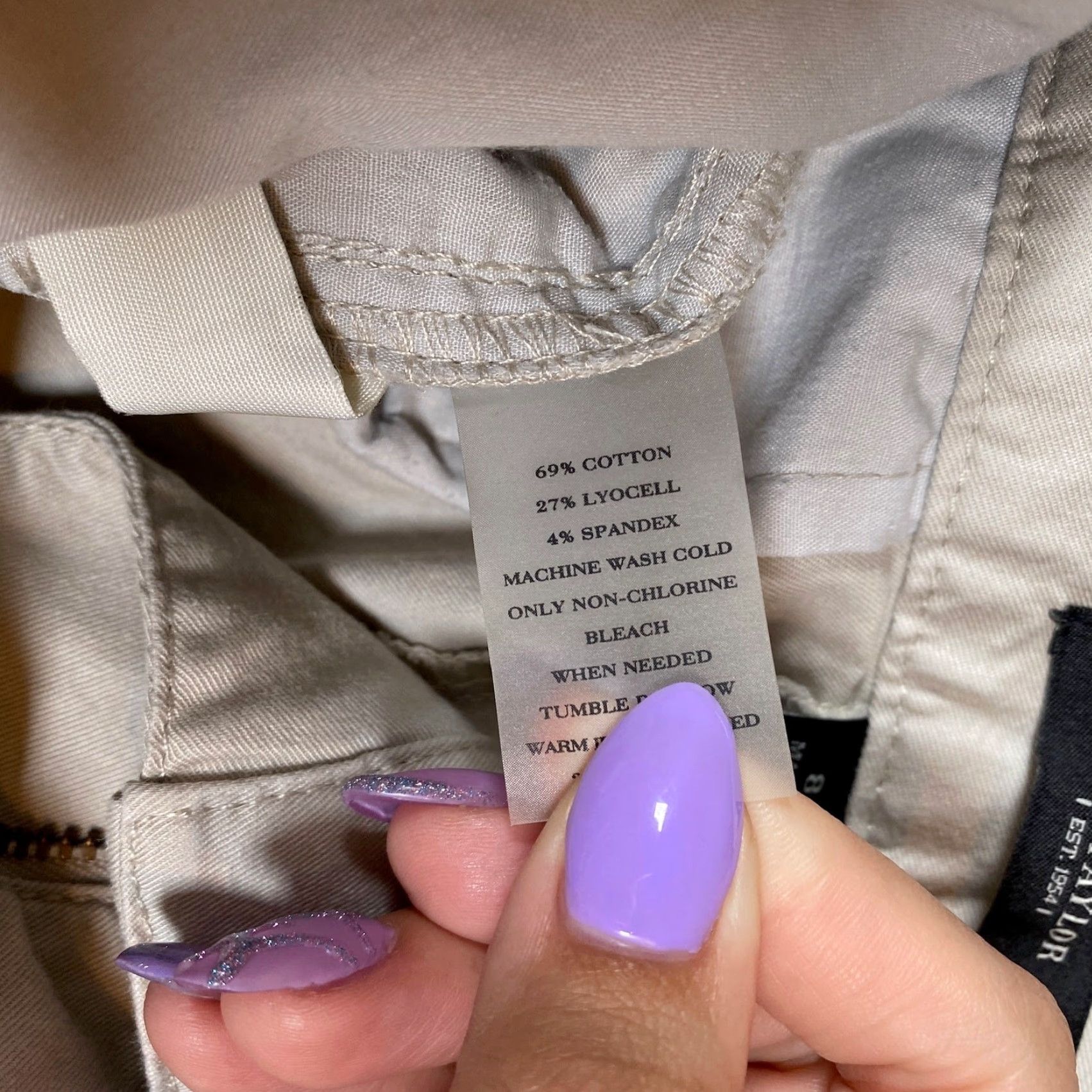 Ann Taylor Ann Taylor Pants Khakis Tan Cropped Capris Workwear Stretch 8 Women’s Regular 32 Inseam 24 Inseam Straight Twill Spandex Cotton Size 24" / US 00 / IT 34 - 5 Thumbnail