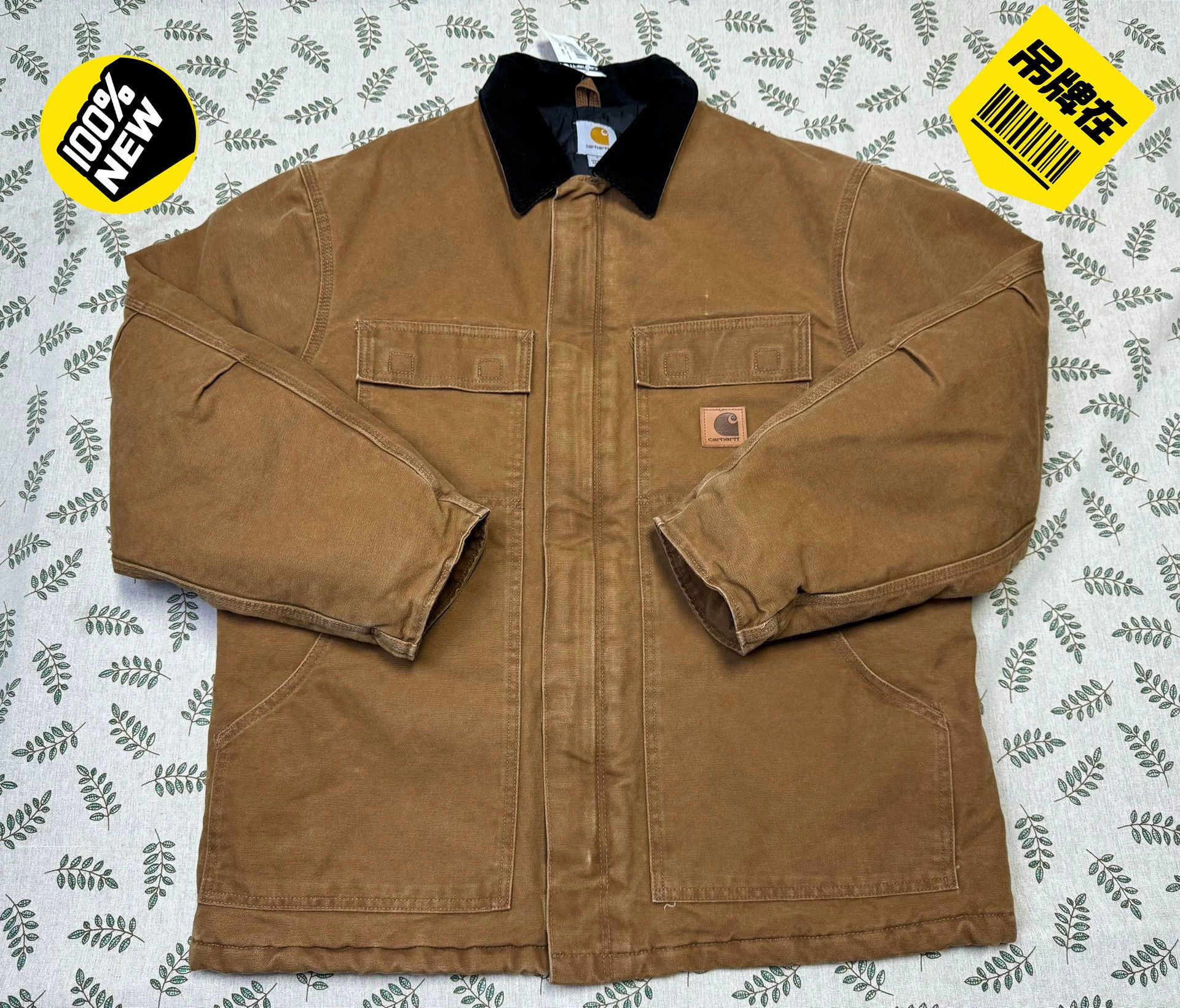 Carhartt Vintage Carhartt C26 Brown L Mainline Washed Coat Size US L / EU 52-54 / 3 - 1 Thumbnail
