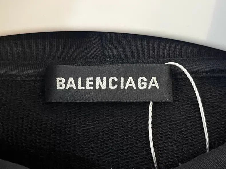 Balenciaga Balenciaga Hooded Sweatshirt Black Size US M / EU 48-50 / 2 - 4 Thumbnail