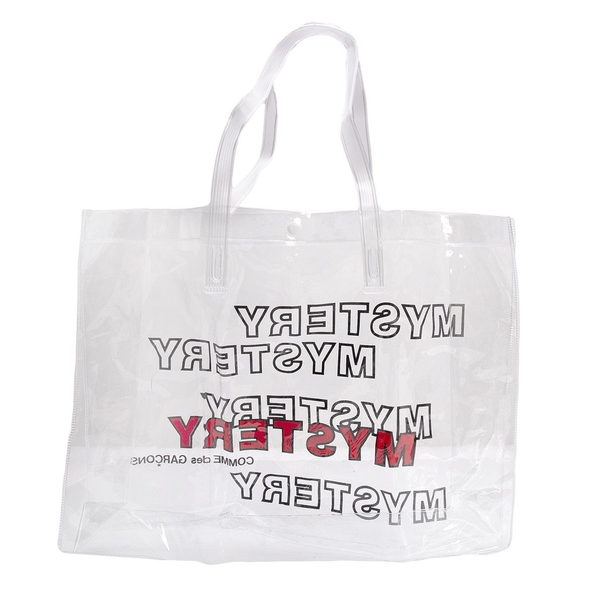 Comme des Garcons Homme Plus Comme des Garcons Mystery Clear Vinyl Tote Bag Size ONE SIZE - 4 Thumbnail
