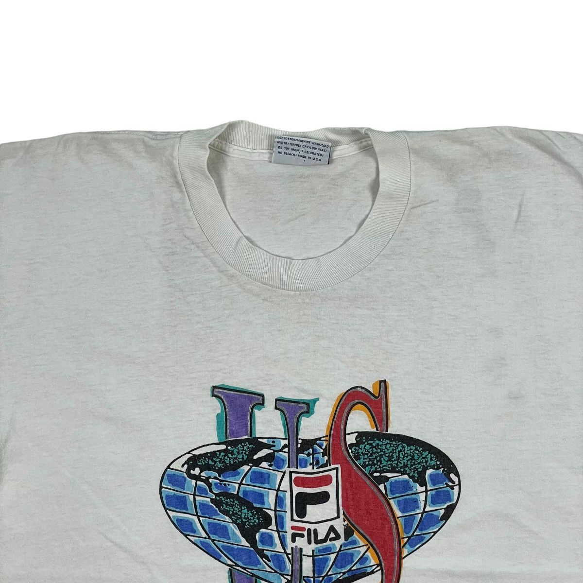 Fila 🔥LAST PRICE🔥 Vintage 1993 Fila Us Open New York Tee Size US XL / EU 56 / 4 - 3 Thumbnail